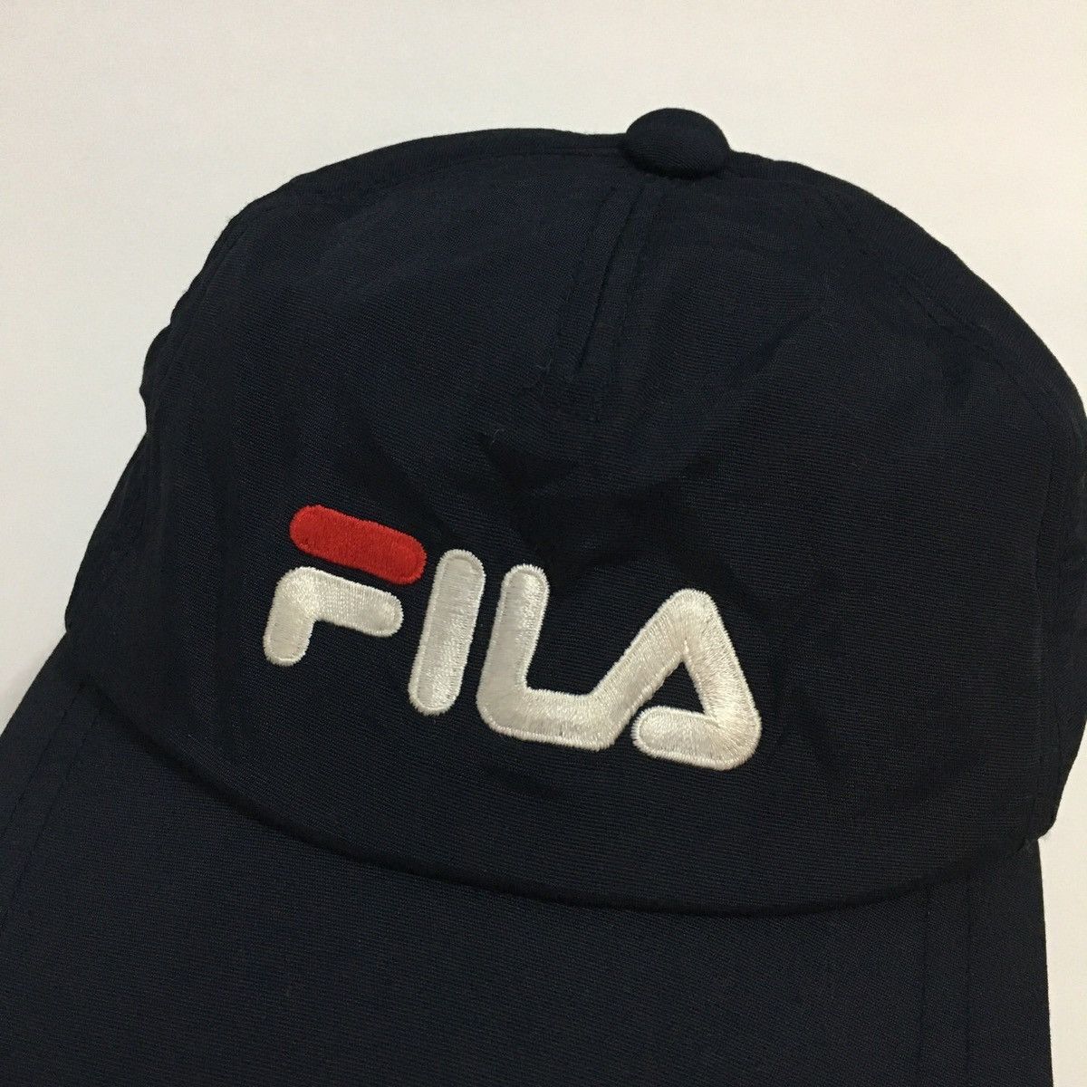 Fila Vintage Fila Six Panel Navy Size ONE SIZE - 5 Thumbnail