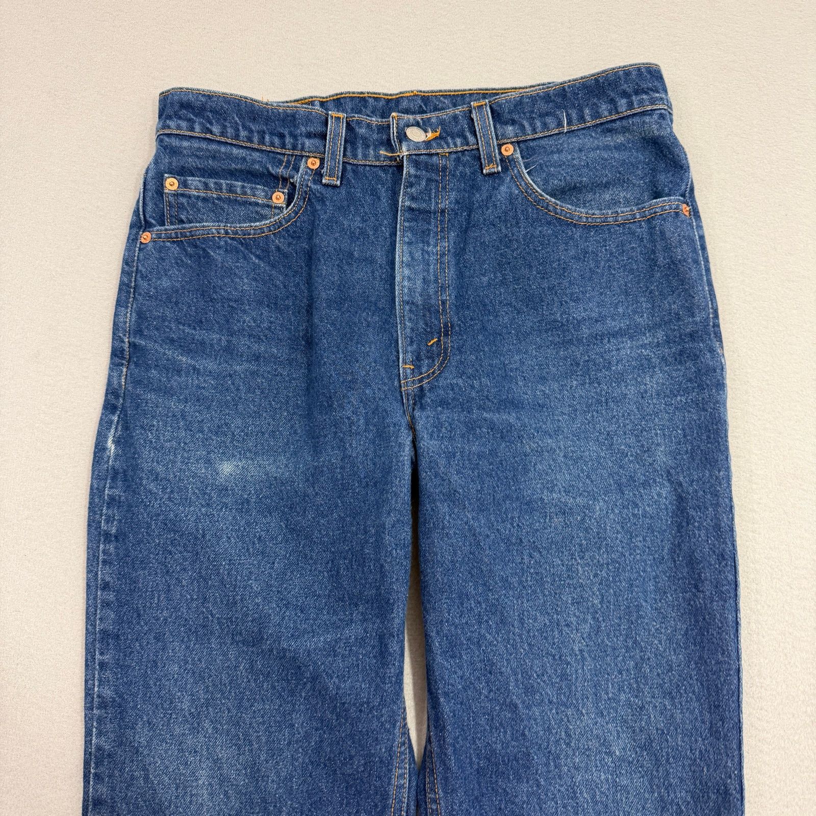 Levi's Vintage Levis 517 Jeans Men's 34x30 Blue Denim Made in USA Size US 34 / EU 50 - 3 Thumbnail