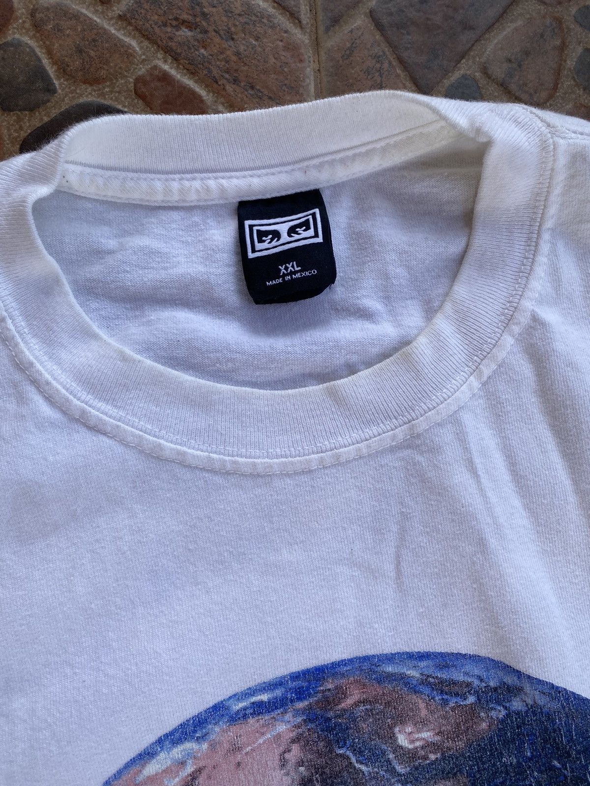 Obey × Vintage Obey Our Planet Is In Your Hands T-Shirt Size US XXL / EU 58 / 5 - 3 Thumbnail