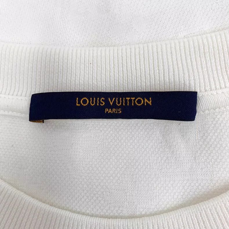 Louis Vuitton Louis Vuitton White Logo Cotton T -2505 Size XL / US 12-14 / IT 48-50 - 5 Thumbnail