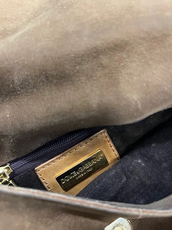 Dolce & Gabbana SS2001 Dolce & Gabbana Beige Pony Hair Leather Patchwork Bag Size ONE SIZE - 9 Thumbnail