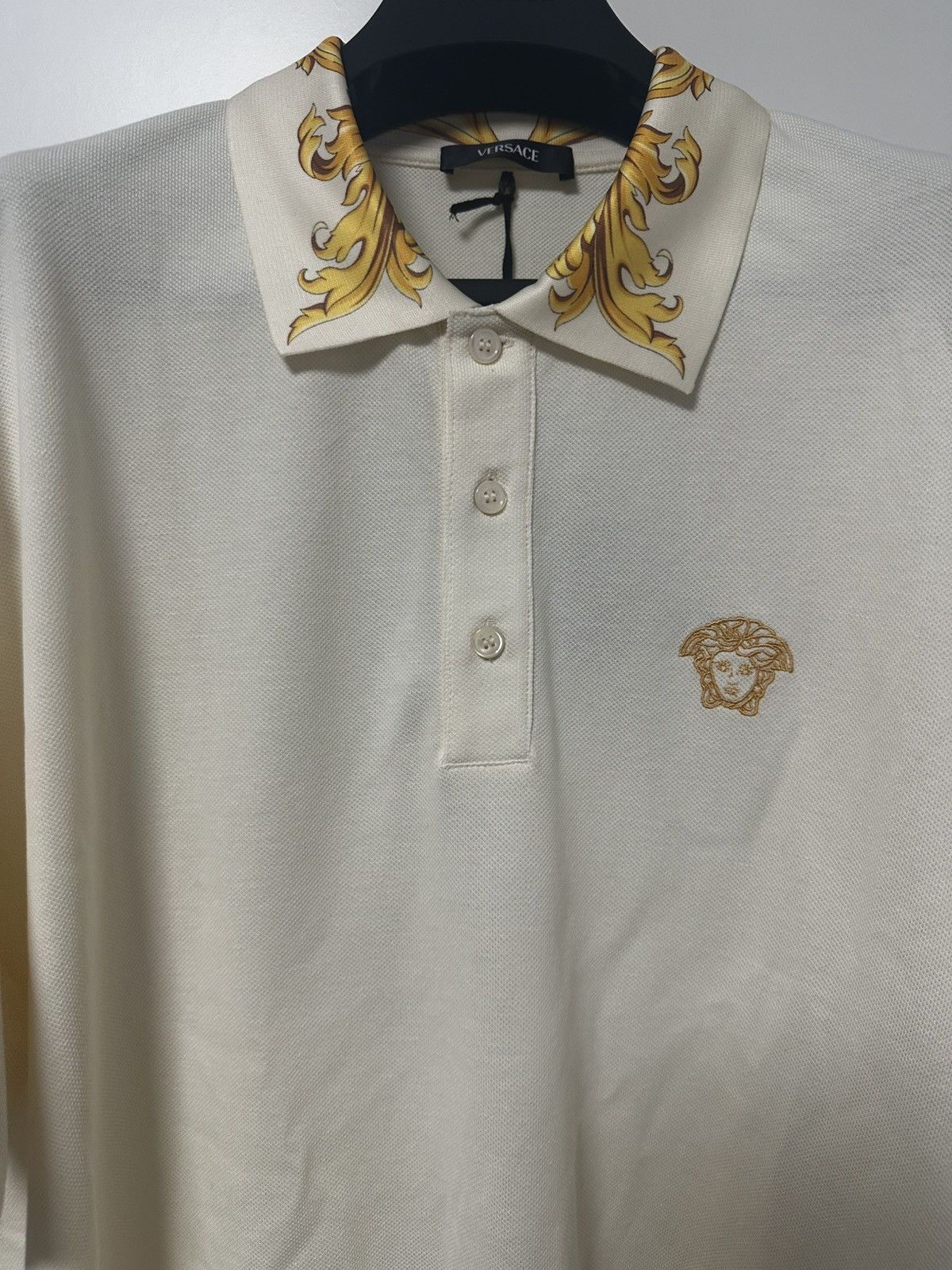 Versace Versace Baroque Polo Shirt Size US XXL / EU 58 / 5 - 3 Thumbnail