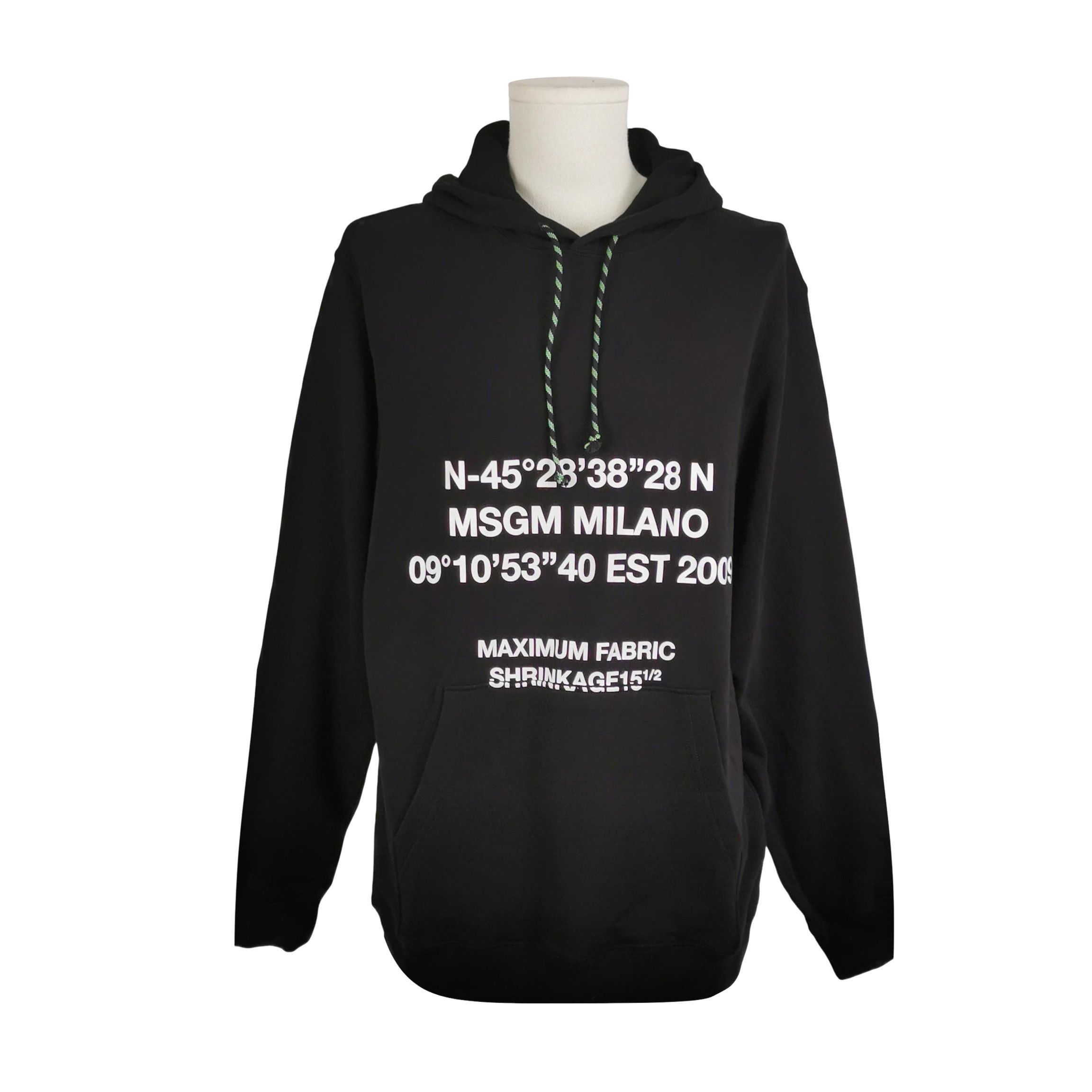 MSGM MSGM Milano Coordinates Logo Hoodie Size M Size US M / EU 48-50 / 2 - 1 Thumbnail