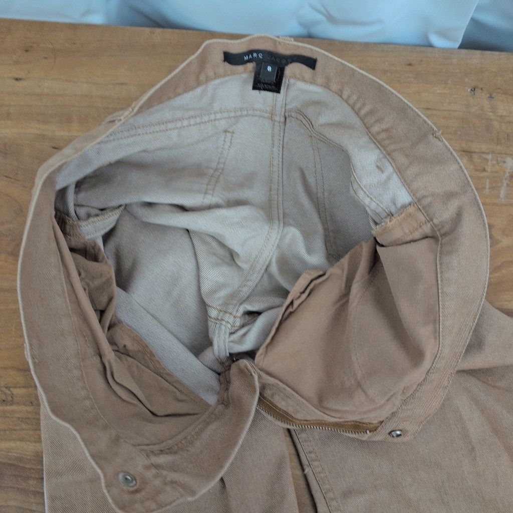 Marc Jacobs Ladies' Marc Jacobs Brown Twill Pants with side stripe 8 Size 30" / US 8 / IT 44 - 3 Thumbnail