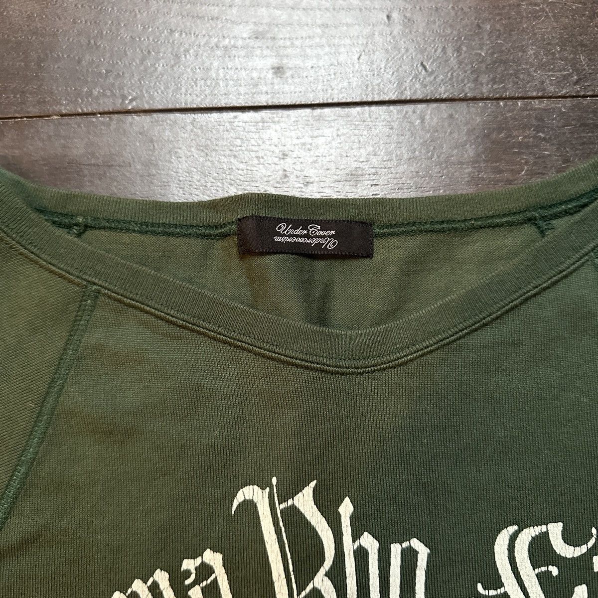 Undercover Undercover 3/4 length vneck tee Size US S / EU 44-46 / 1 - 4 Thumbnail
