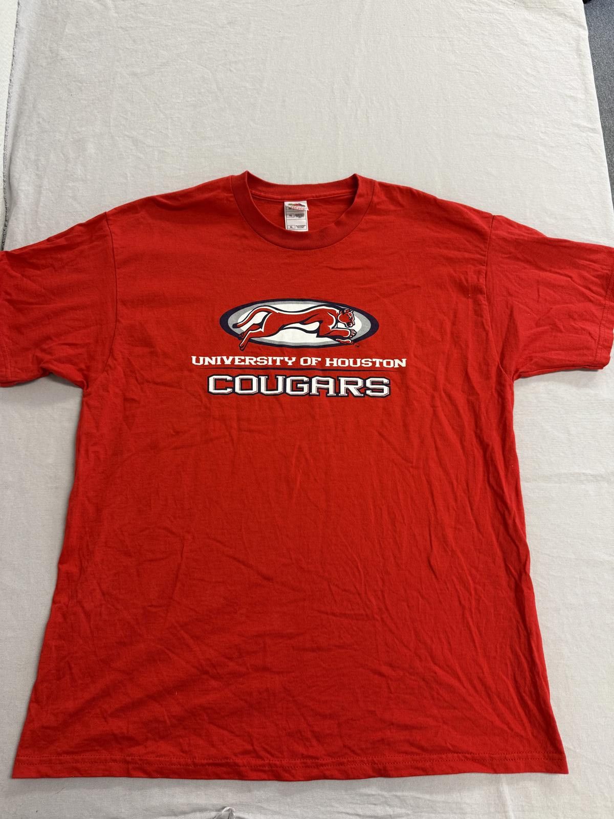 Fruit Of The Loom Promo University of Houston Cougars T-shirt Coca-Cola Tee XL Size US XL / EU 56 / 4 - 1 Thumbnail