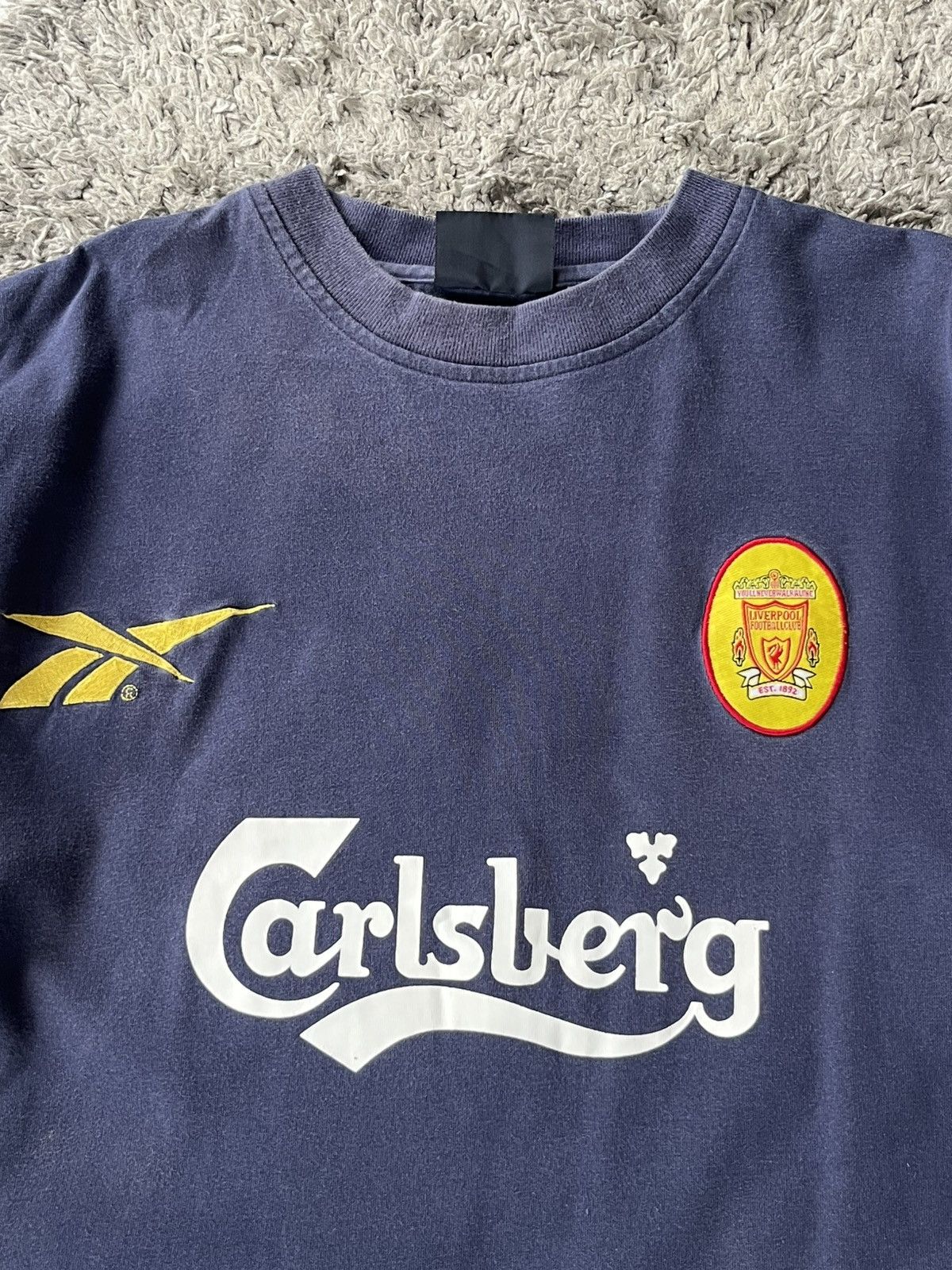 Reebok Vintage Tee Reebok FC Liverpool Collab Carlsberg Streetwear Size US M / EU 48-50 / 2 - 3 Thumbnail
