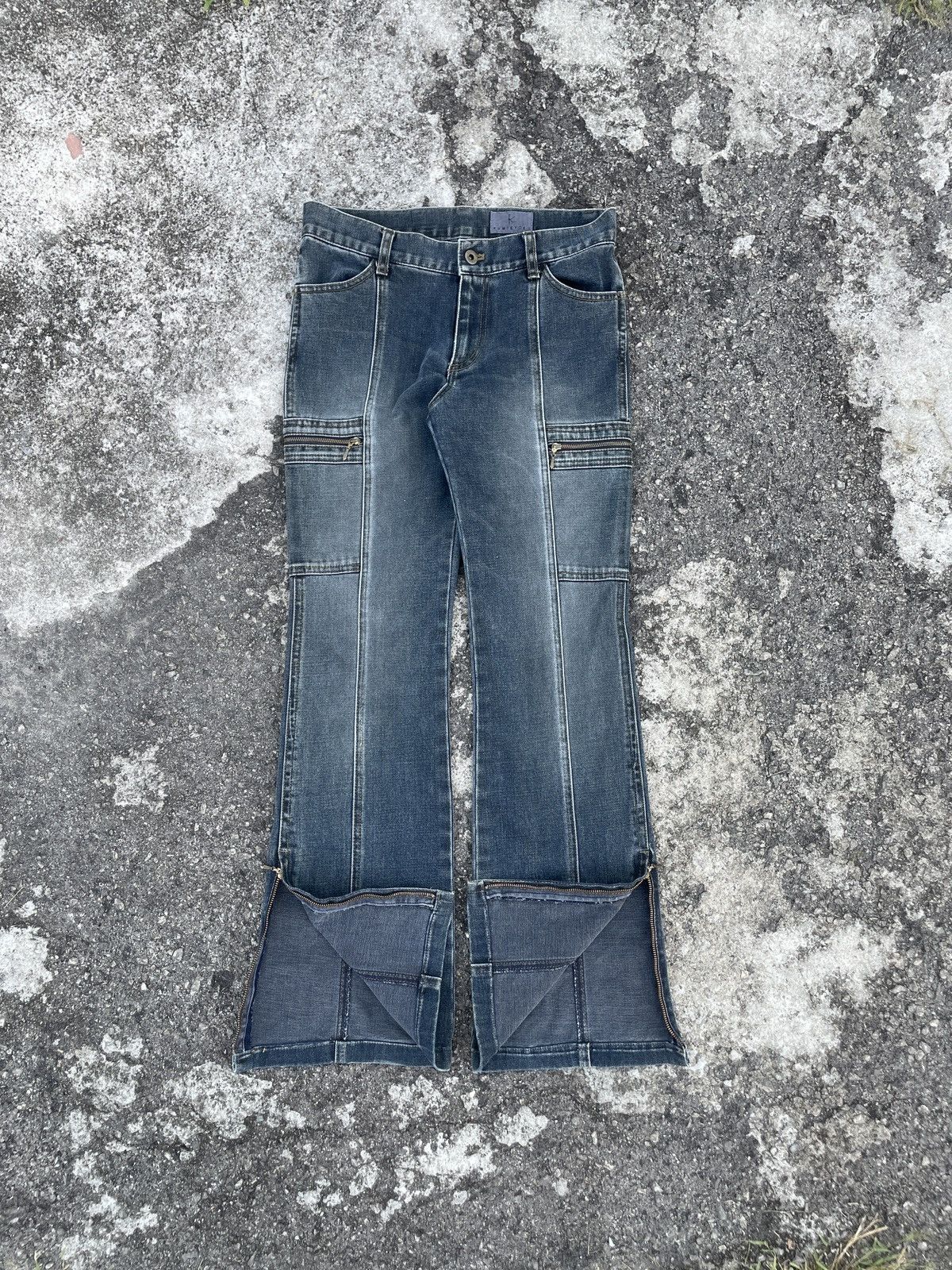 If Six Was Nine × Japanese Brand × KMRii Kronik duds bell bottom