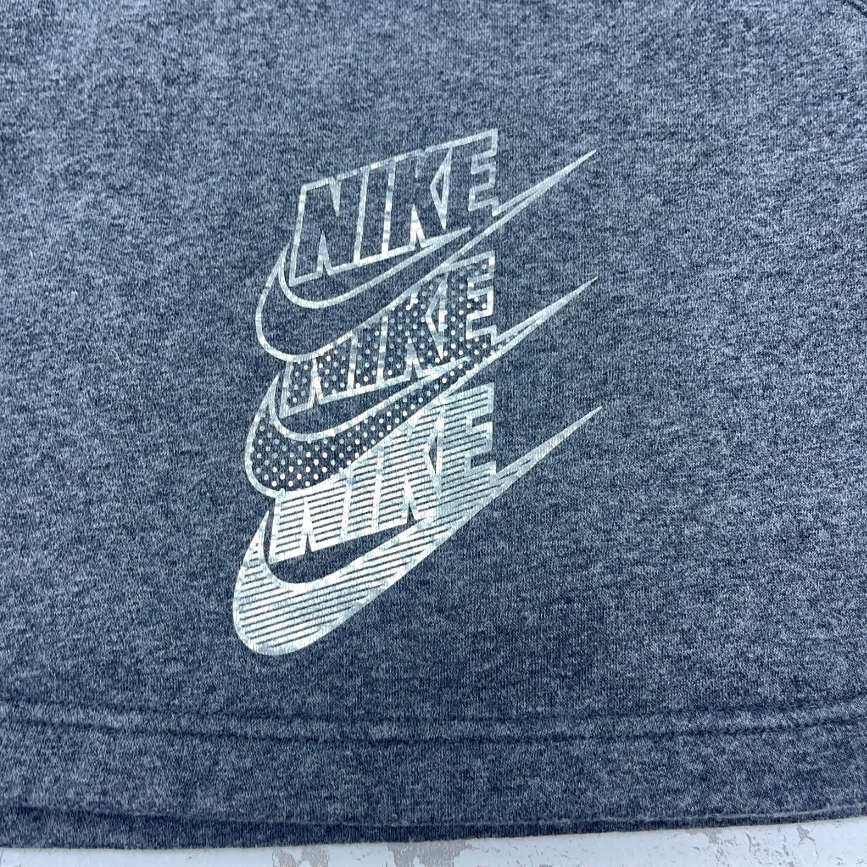 Nike Nike Sweatshirt Women Small Gray Cropped Pullover 1/4 Zip Just Do It Old School? Size S / US 4 / IT 40 - 7 Thumbnail