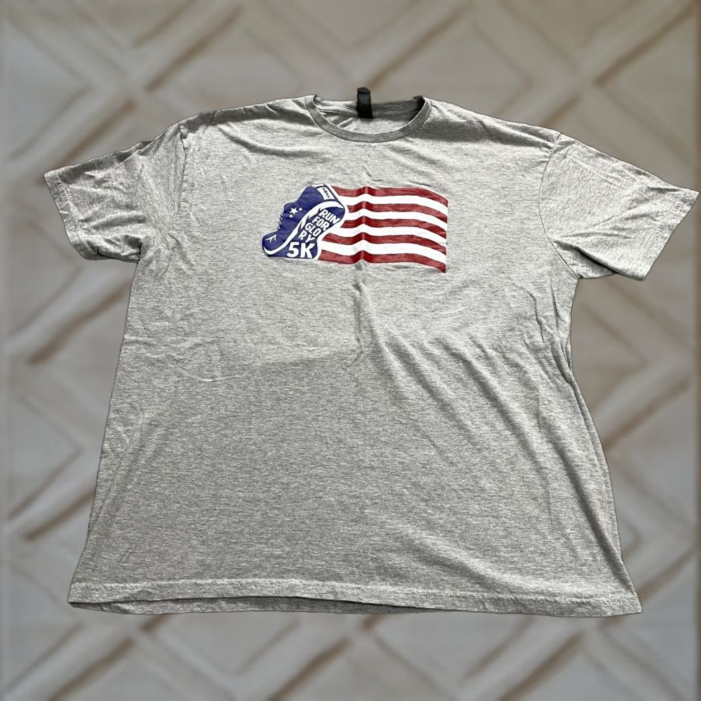 Gildan Gildan Softstyle T-Shirt Unisex 2XL Gray Crew Neck USA Glory Sports Classic 90s? (Wait) Size US XXL / EU 58 / 5 - 1 Thumbnail