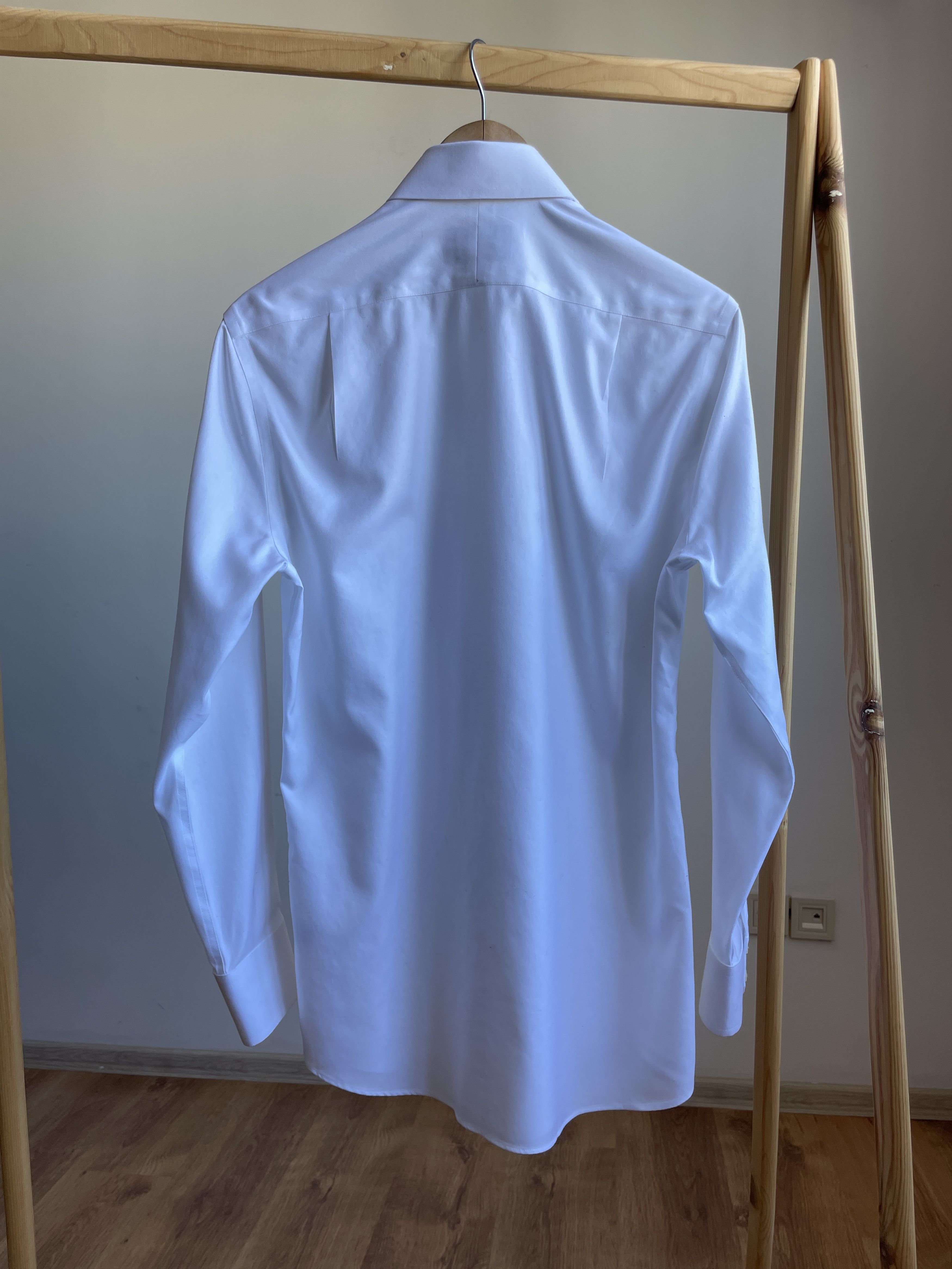Charles Tyrwhitt Charles Tyrwhitt Slim Fit Non Iron White Dress Shirt Size 40R - 2 Thumbnail