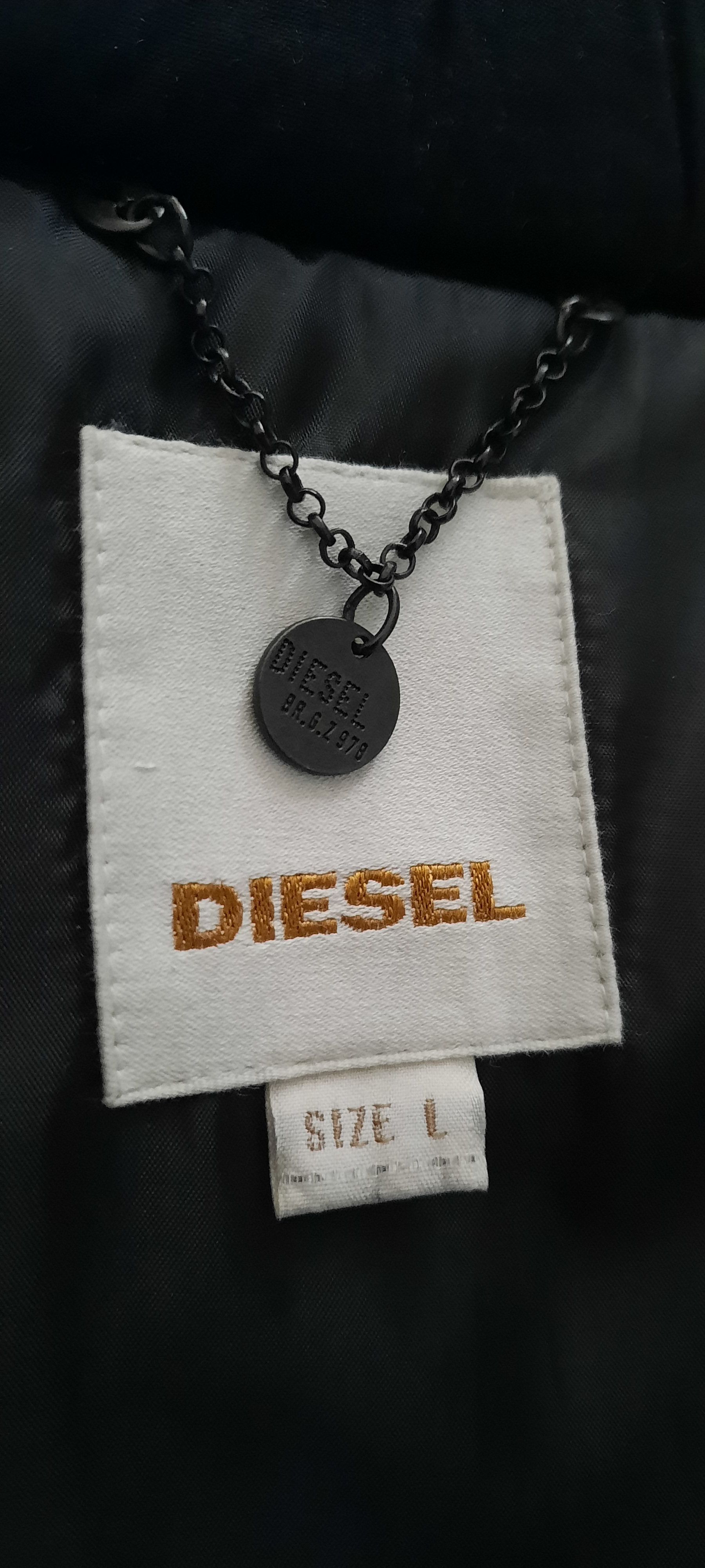 Diesel DIESEL Vest Jacket Sleeveless Padded L Size US L / EU 52-54 / 3 - 13 Thumbnail