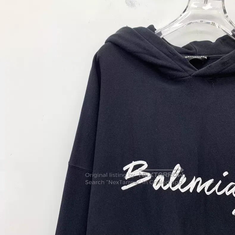 Other Balenciaga Black Letter Printed Destroyed Vintage Cotton H Size US M / EU 48-50 / 2 - 3 Thumbnail