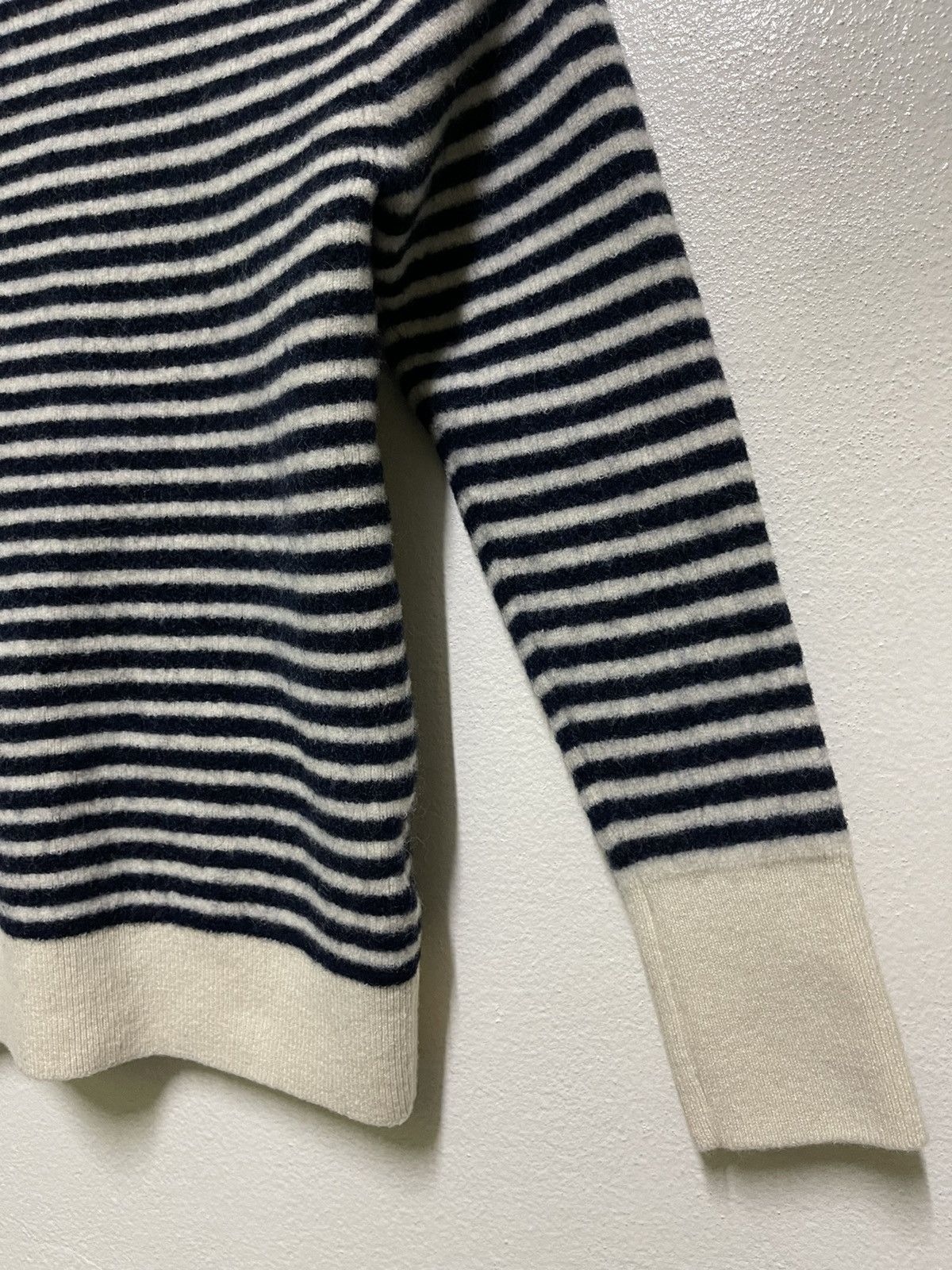 Japanese Brand Ouur Wool Stripe Jumper Japan Size S / US 4 / IT 40 - 5 Thumbnail