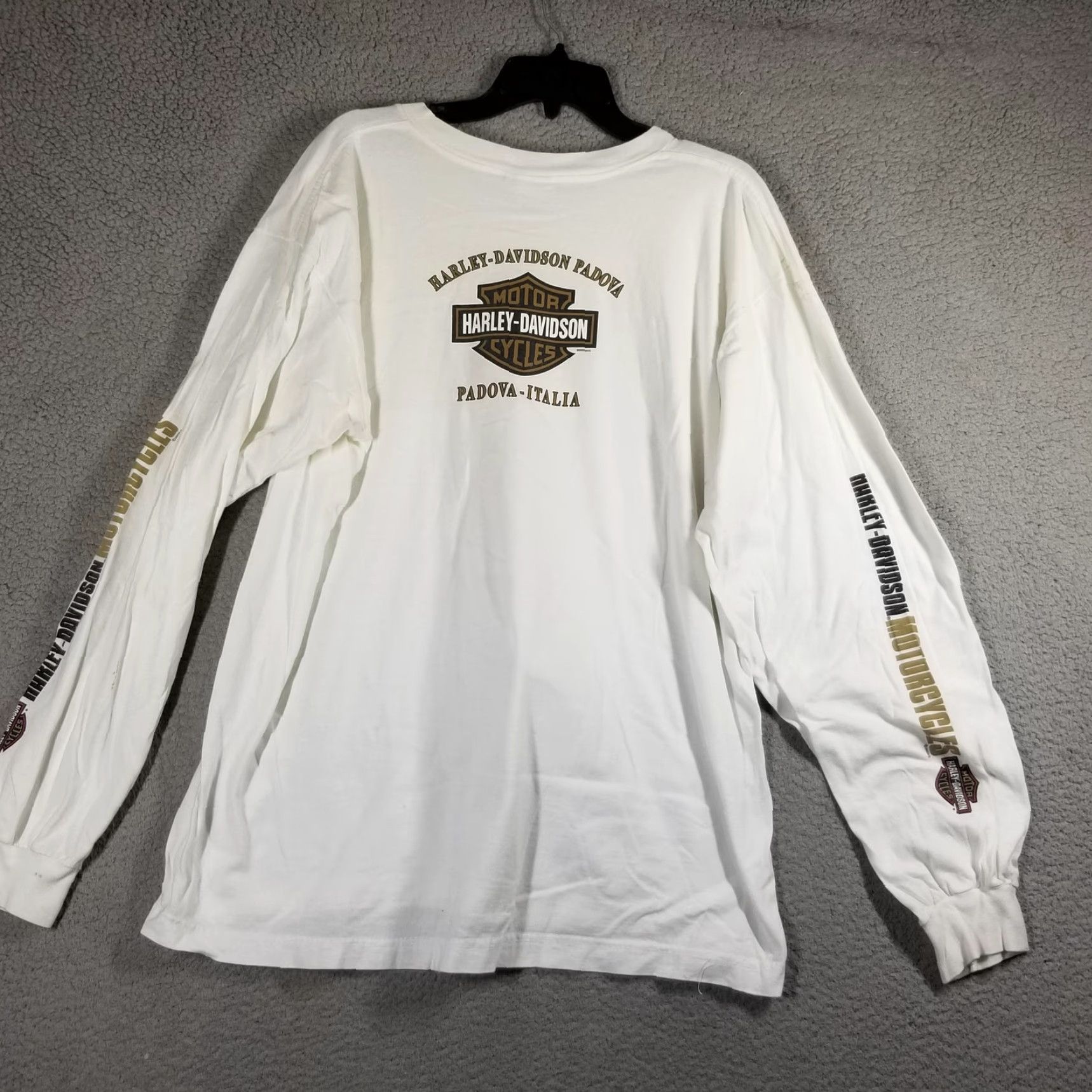 Harley Davidson Harley-Davidson Shirt Mens XL Long Sleeve Graphic Print Authentication Motorcycle City 2000s Biker Size US XL / EU 56 / 4 - 2 Thumbnail