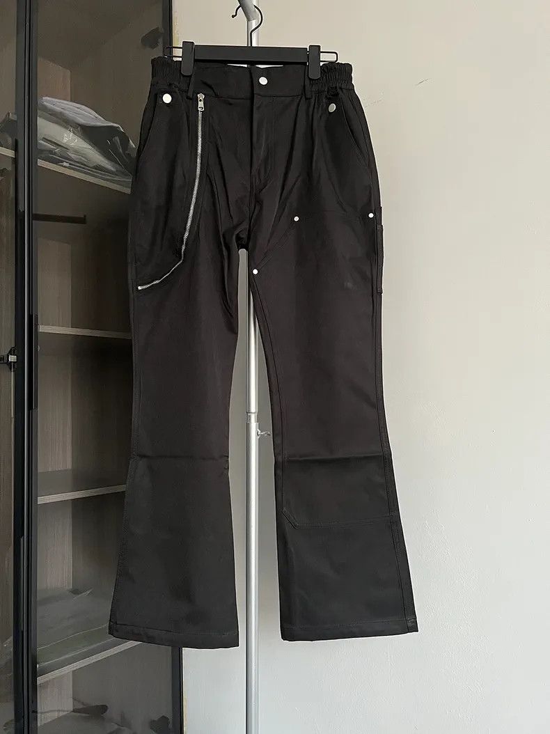 Designer × Japanese Brand × Vintage zipper utility carpenter bootcut punk yuppie pants Size US 32 / EU 48 - 8 Thumbnail