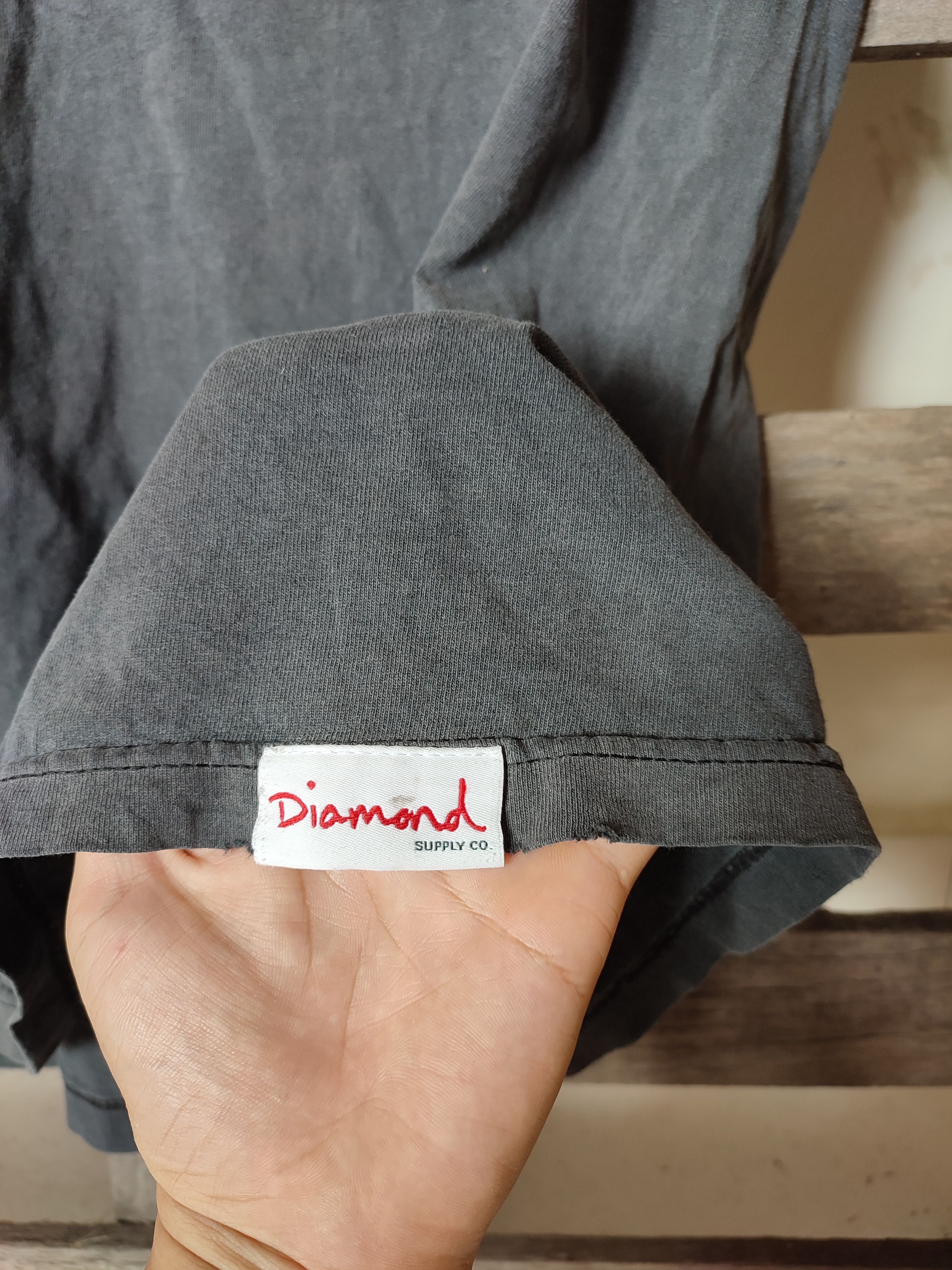 Vintage 💥 TRASHED VINTAGE 💥 DIAMOND SUPPLY CO x LA x NY DISTRESSED Size US XL / EU 56 / 4 - 5 Thumbnail