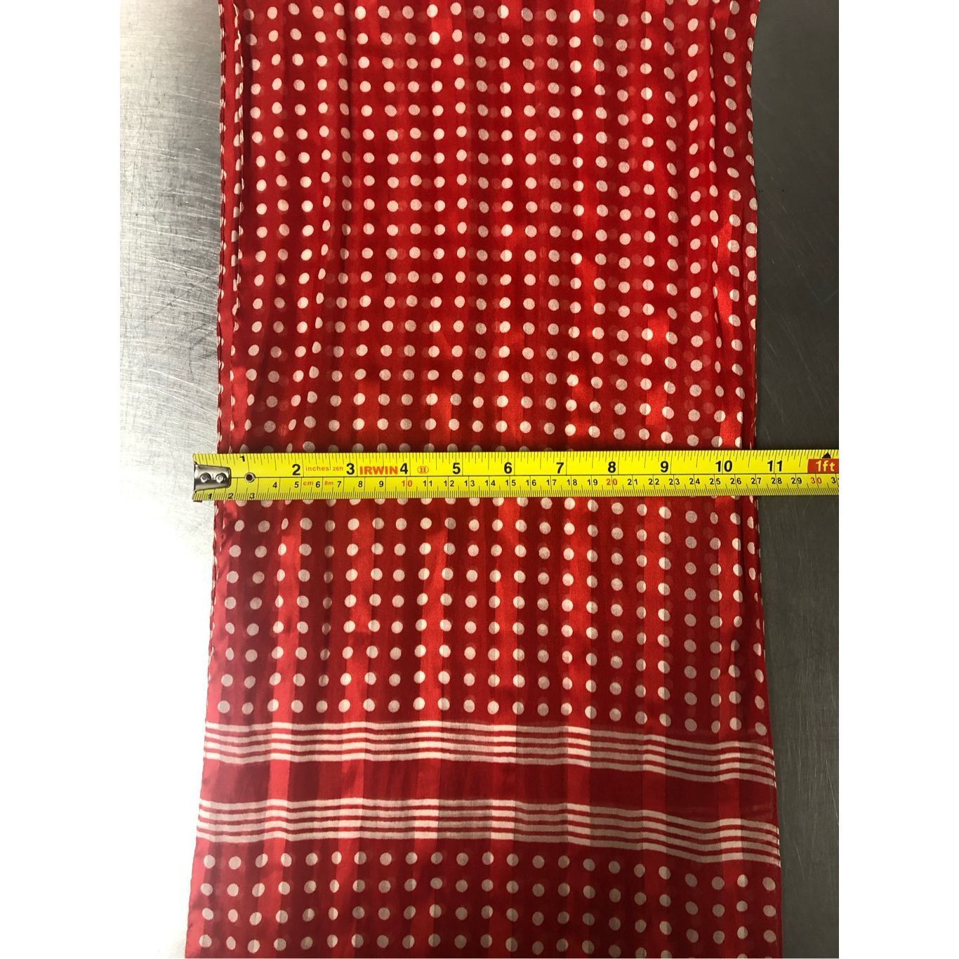 Other Bundle of 2 Scarfs Women’s Red Floral and Red Polka Dot Long Medium Scarf Bundle Size ONE SIZE - 6 Thumbnail