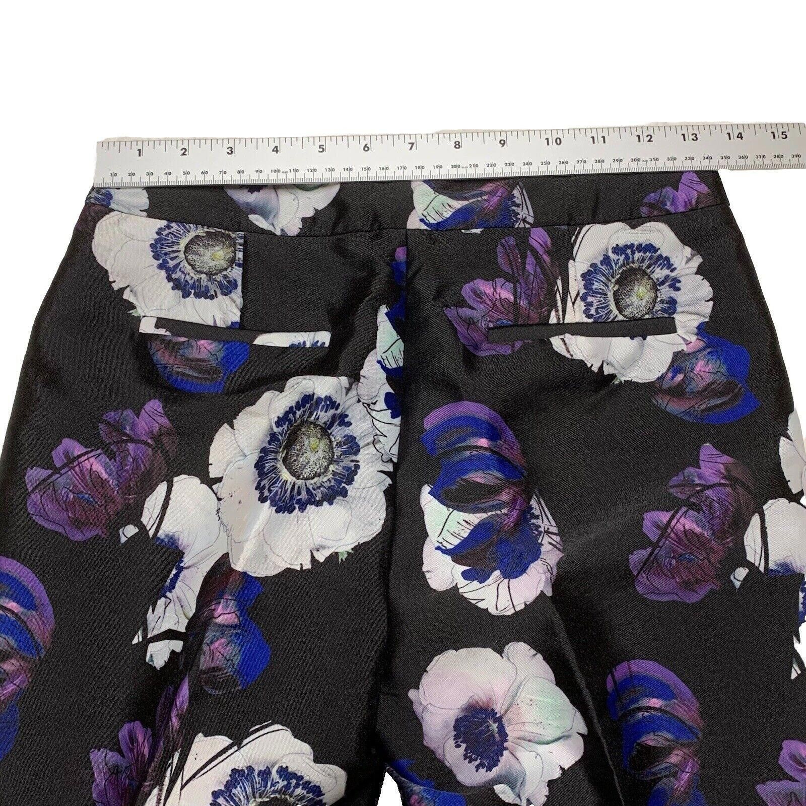 J.Crew J. Crew Women's Pants Size 00 Floral Poppy Print Cropped Size 24" / US 00 / IT 34 - 6 Thumbnail