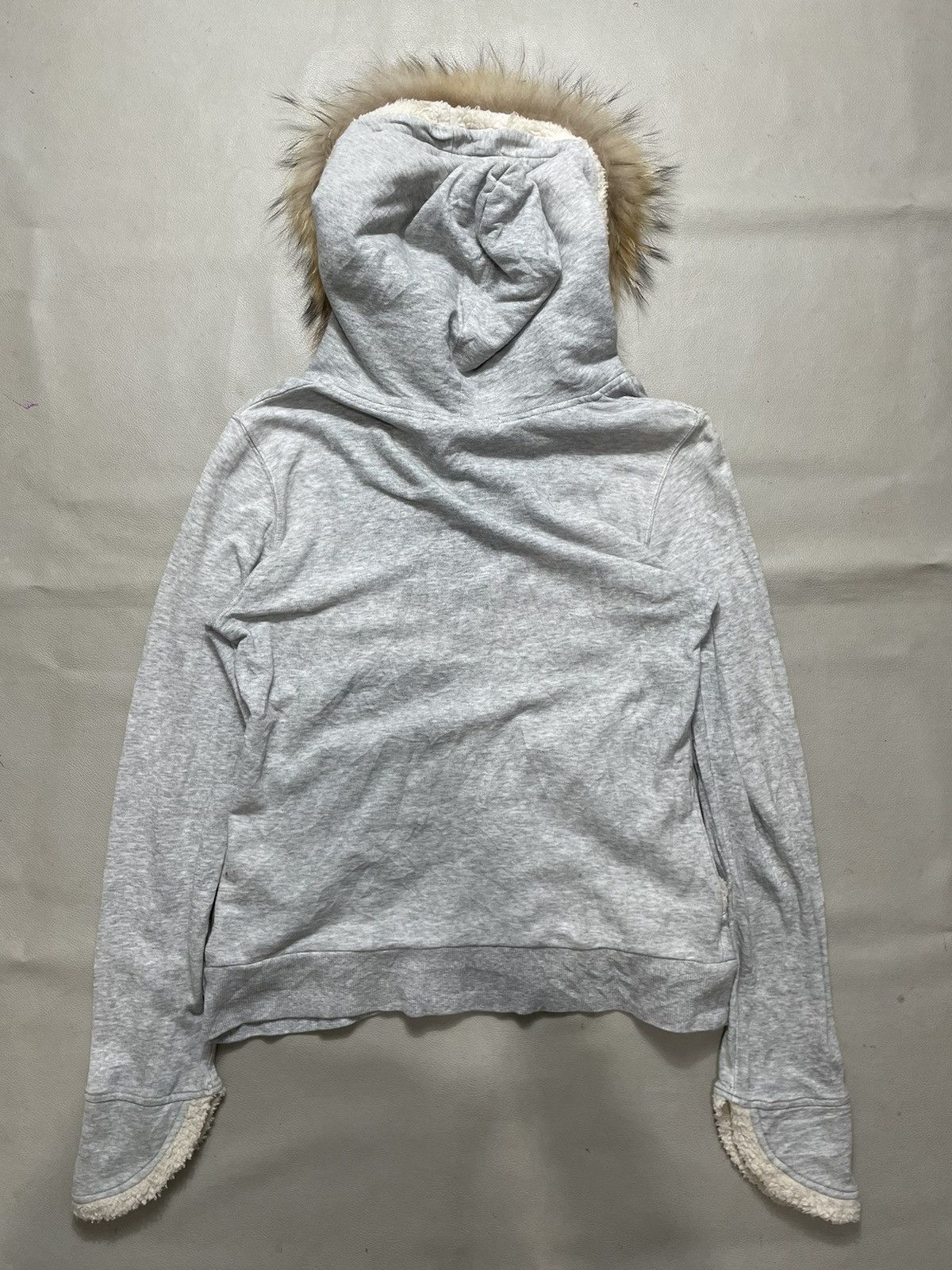 Hysteric Glamour Japanese Faux Fur zip Hoodie ifsix lgb distressed punk style Size L / US 10 / IT 46 - 6 Thumbnail