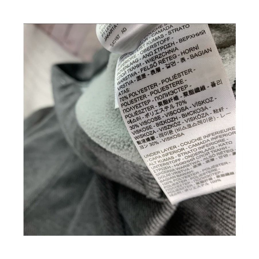 Levi's Levi's French Terry Soft Shell Knit Trucker Jacket Size L Size US L / EU 52-54 / 3 - 7 Thumbnail