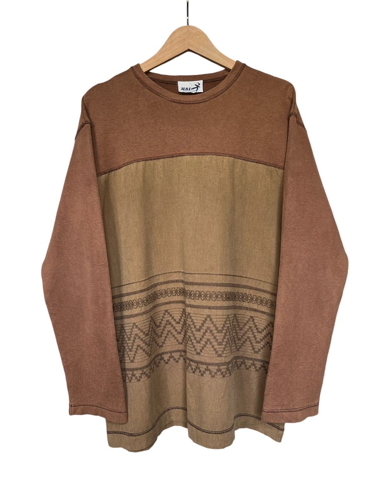 Vintage Hai Sporting Gear Navajo Embroidery Longsleeve Shirt