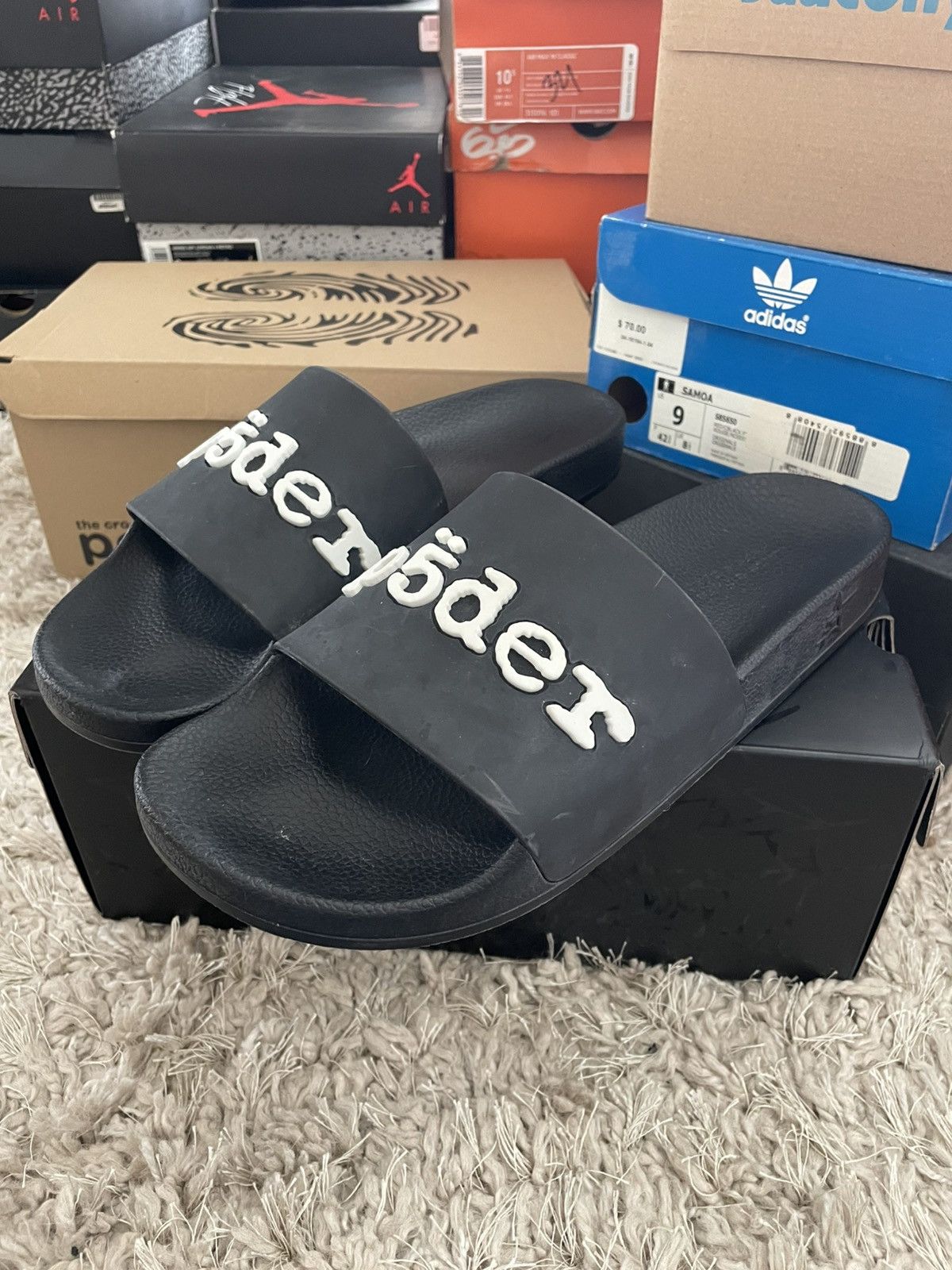 Sp5der Sp5der Black Slides Size US 11 / EU 44 - 1 Thumbnail