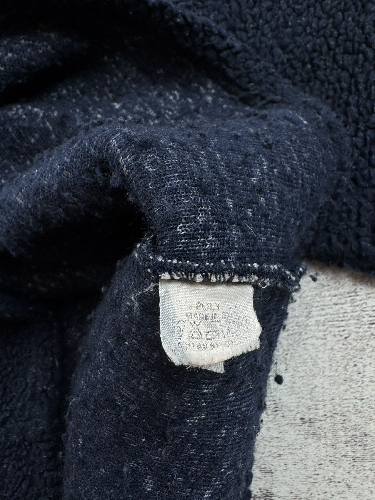 Vintage Sherpa USA Athletic Flag Logo Fleece Snow Sweatshirt Pullover Size US M / EU 48-50 / 2 - 11 Thumbnail