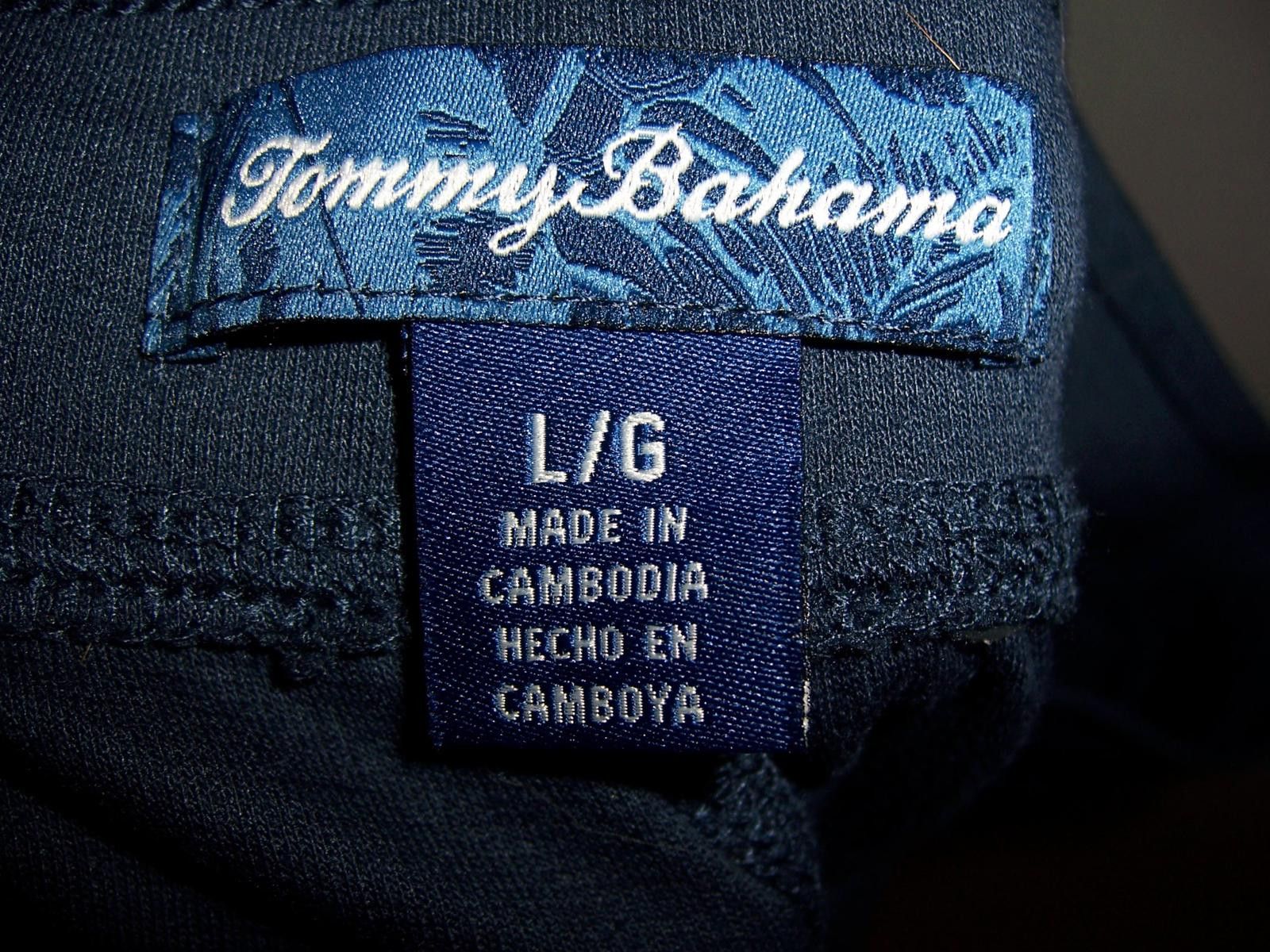 Tommy Bahama Tommy Bahama Men's L Lounge Pants/Joggers -Navy- Tapered Leg Size US 34 / EU 50 - 4 Thumbnail
