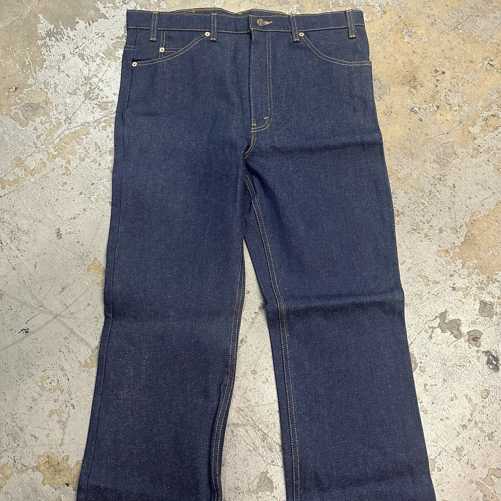 Levi's × Vintage Vintage 90s Levi’s 517 Bootcut Dark Wash Denim Jeans 38x34 Size US 38 / EU 54 - 5 Thumbnail