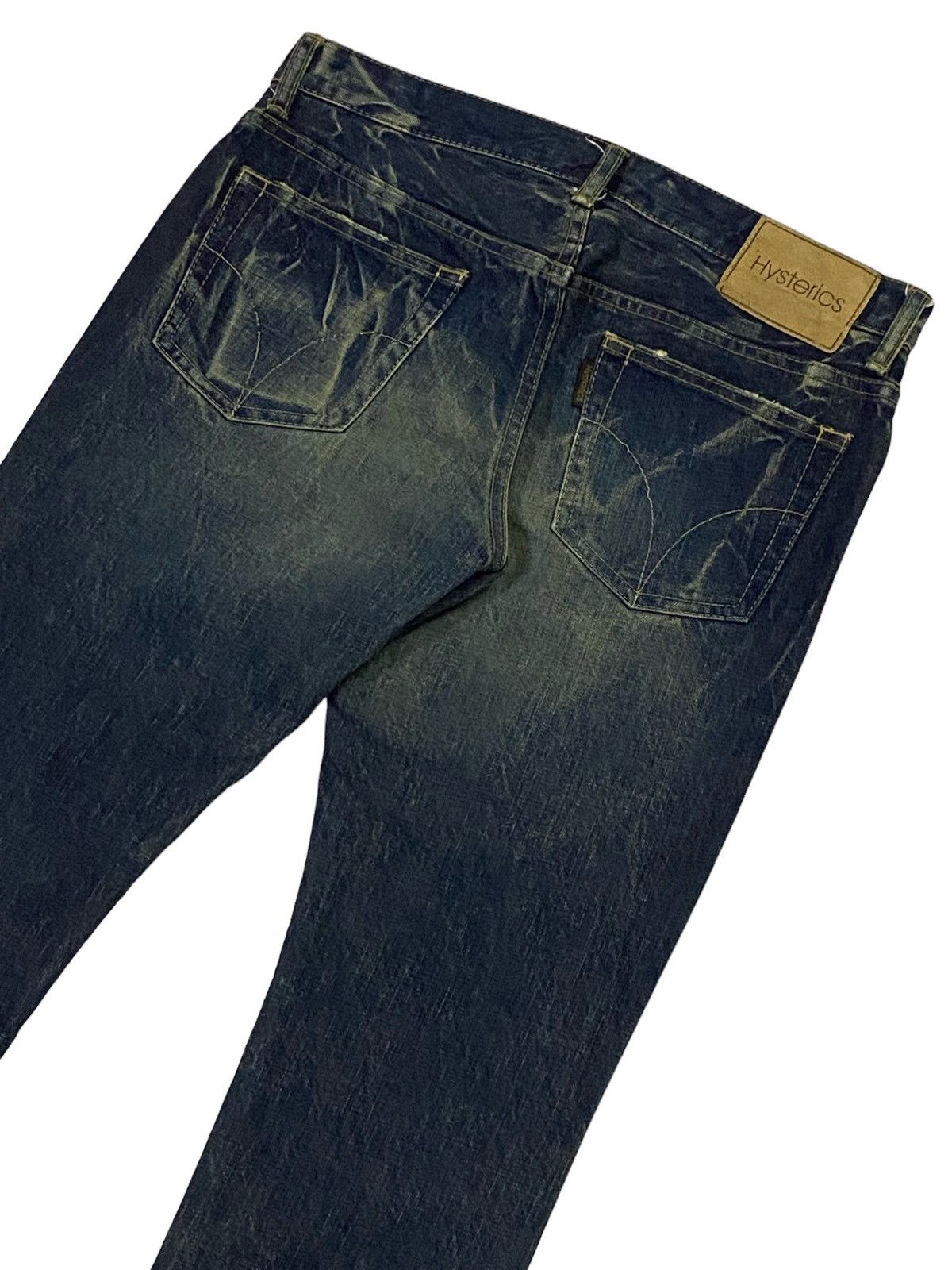 Hysteric Glamour Hysteric Glamour Flared Distressed Denim Pants Size 31" - 20 Thumbnail