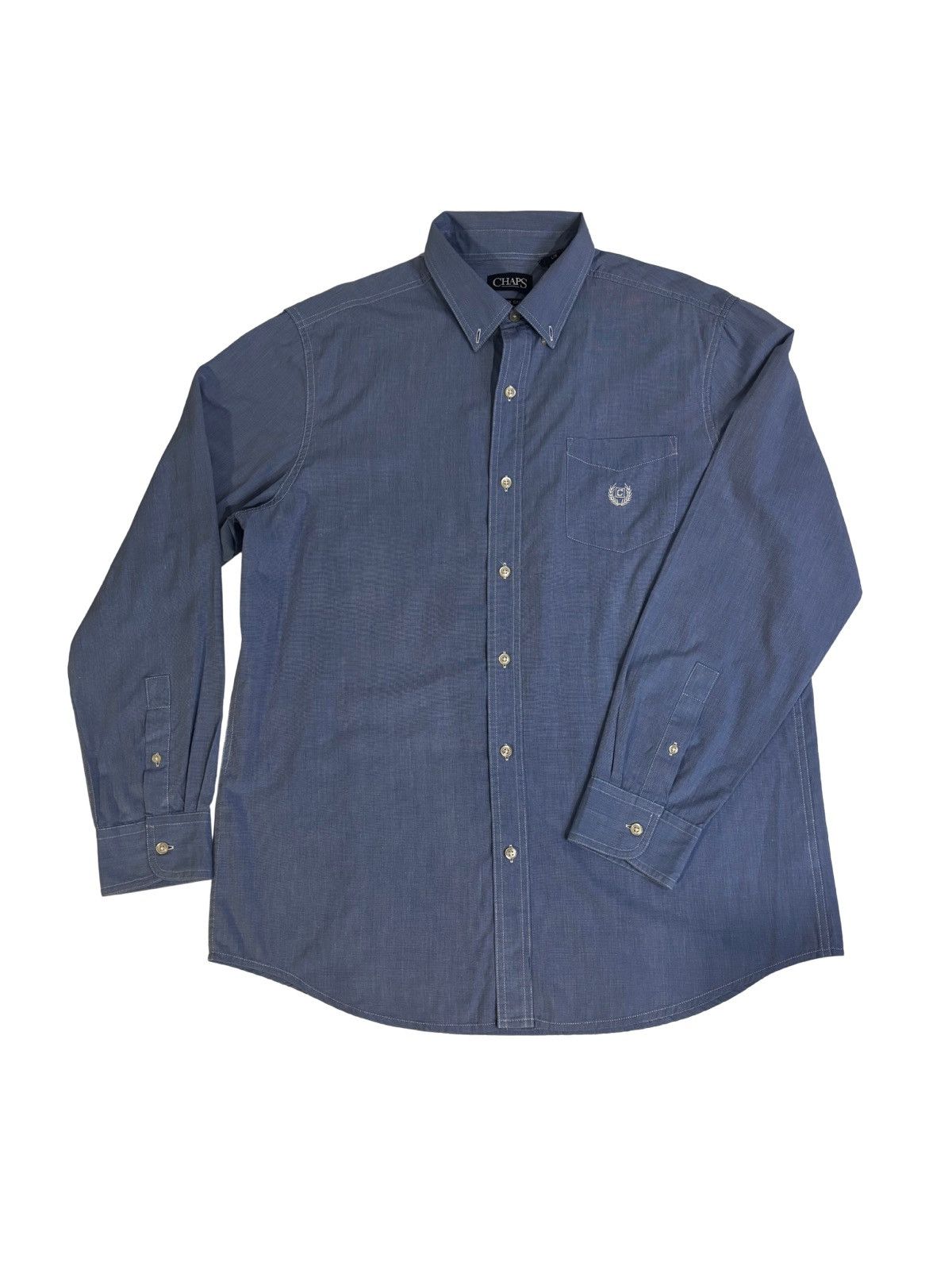 Chaps Men’s blue Shirt.mt1634 Size US L / EU 52-54 / 3 - 1 Thumbnail