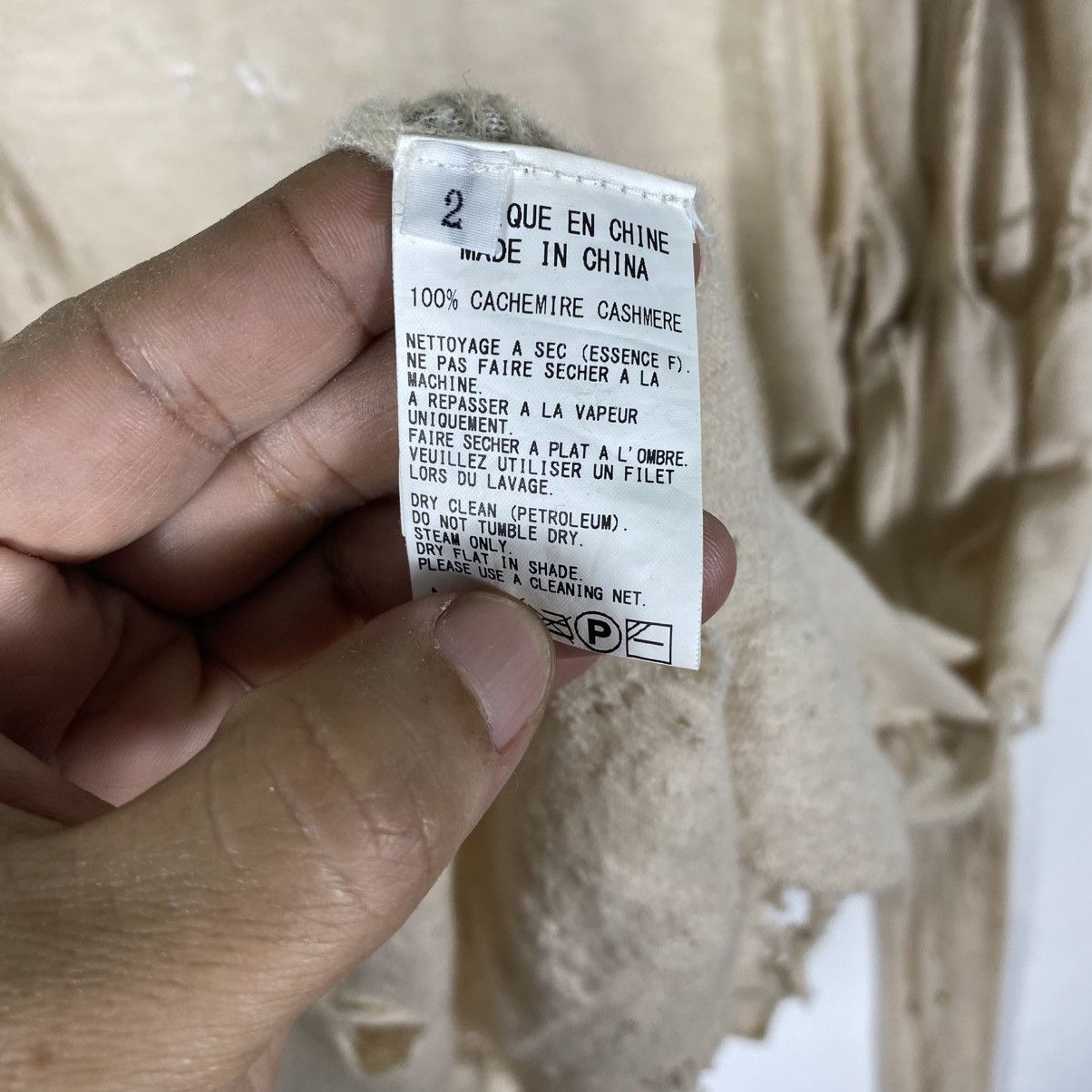 Y's Y's Yohji Yamamoto Destroyed Distressed Cardigan Size 2 Size XS / US 0-2 / IT 36-38 - 9 Thumbnail