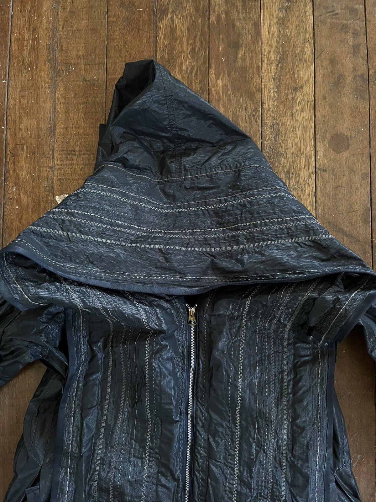 Marithe + Francois Girbaud Marithe Froncois Girbaud Multifunction Hooded Jacket Navy Size S / US 4 / IT 40 - 11 Thumbnail