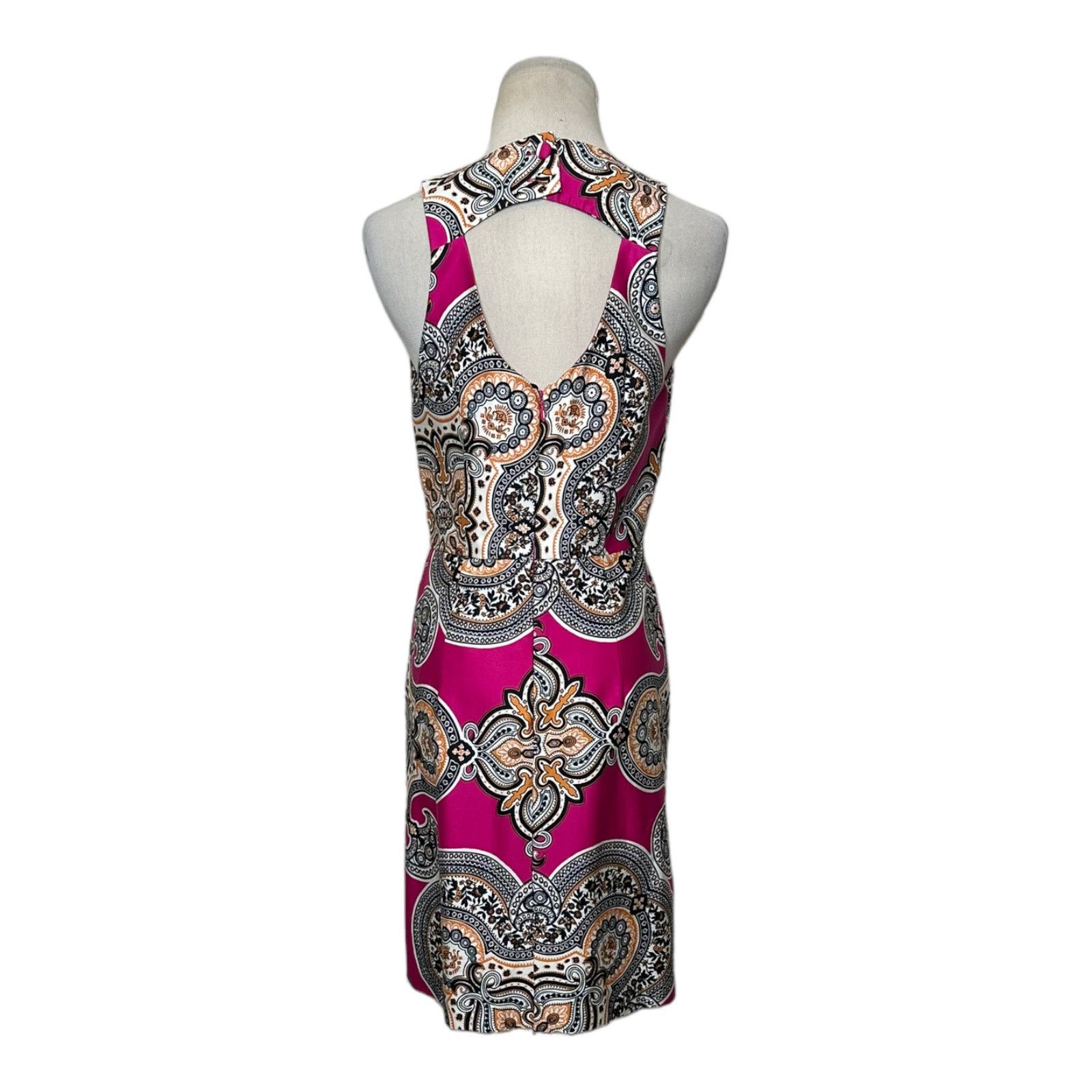 Anthropologie Moulinette Soeurs Paisley Print Sheath Cocktail Dress Size 2 Size XS / US 0-2 / IT 36-38 - 9 Thumbnail