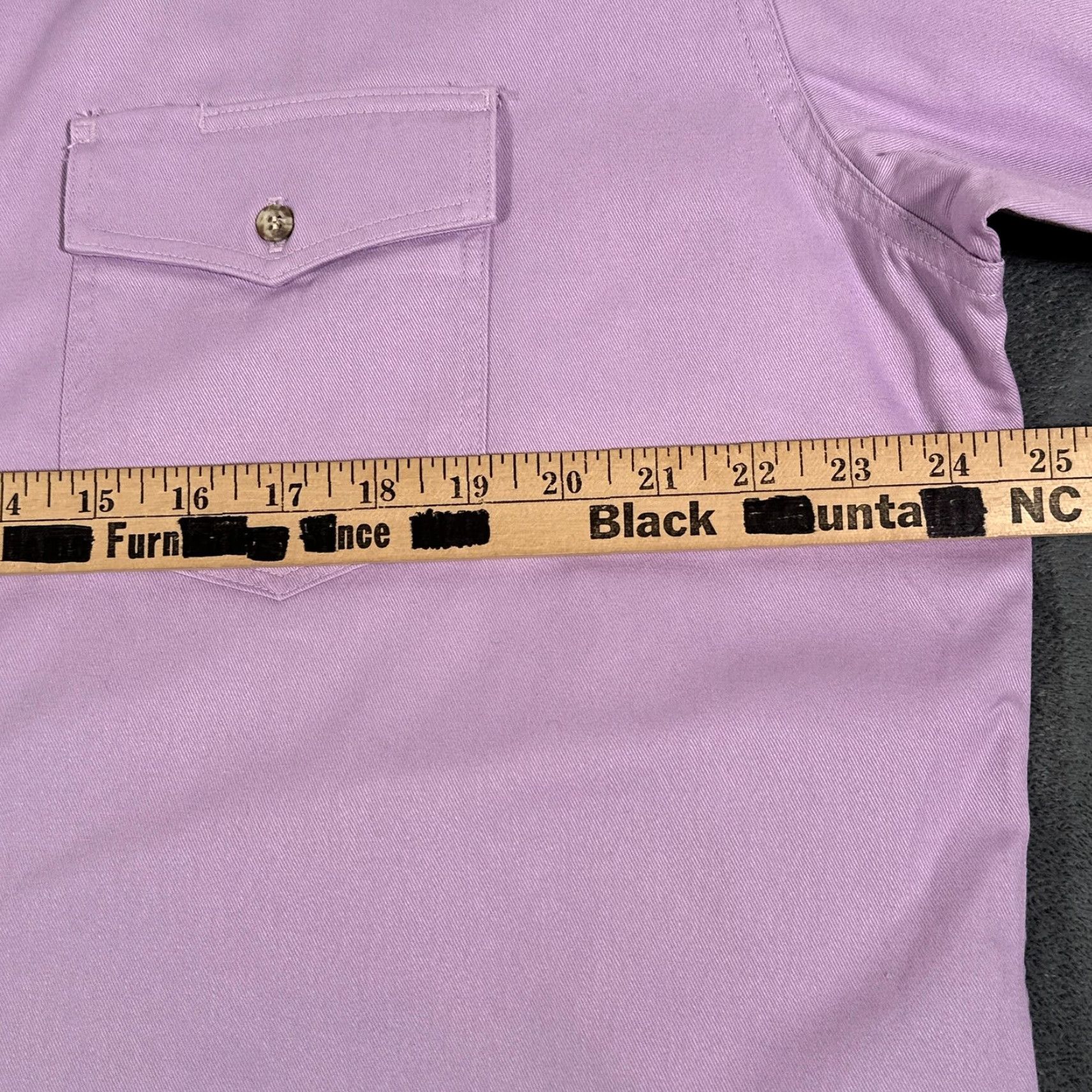 Vintage Schaefer Shirt Mens Extra Large Purple Western Button-Down Cowboy USA Brushpopper Size US XL / EU 56 / 4 - 5 Thumbnail