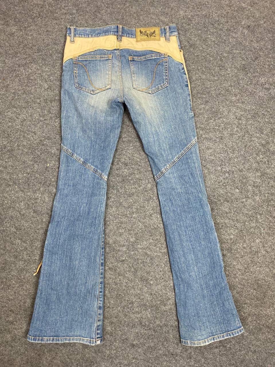 Cowboy Equipment vintage japanese brands cowboy style bootcut flare denim Size 29" - 3 Thumbnail