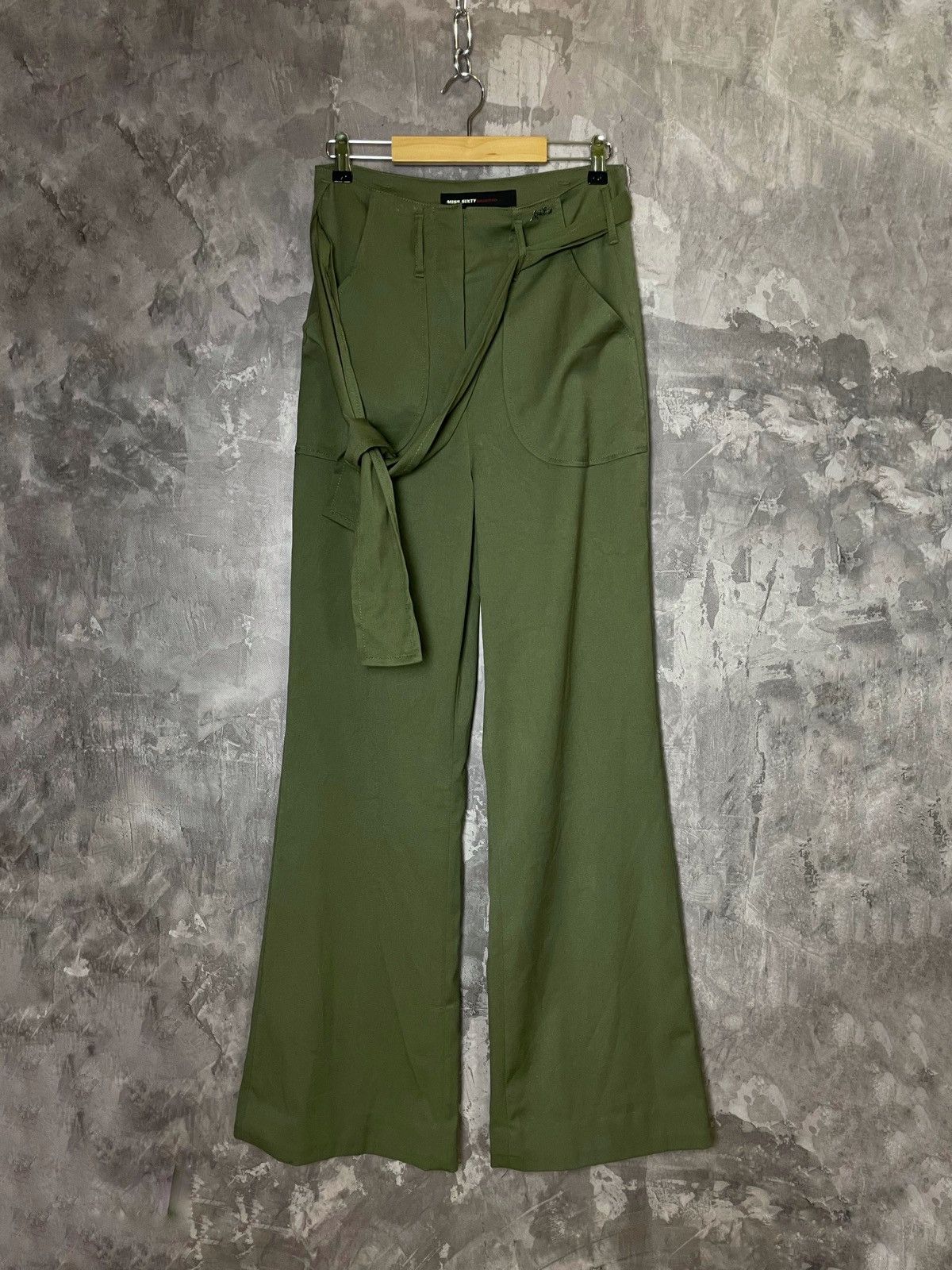 Miss Sixty Miss sixty flared belted low waisted pants y2k japanese Size 30" / US 8 / IT 44 - 1 Thumbnail
