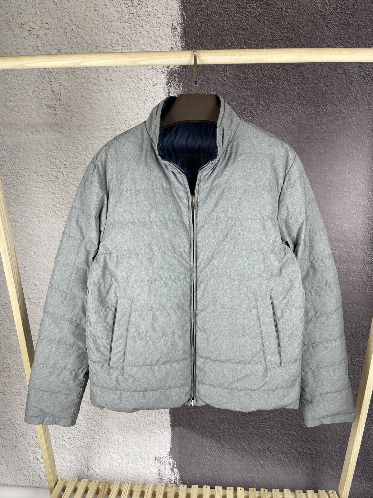 Herno quilted reversible down jacket