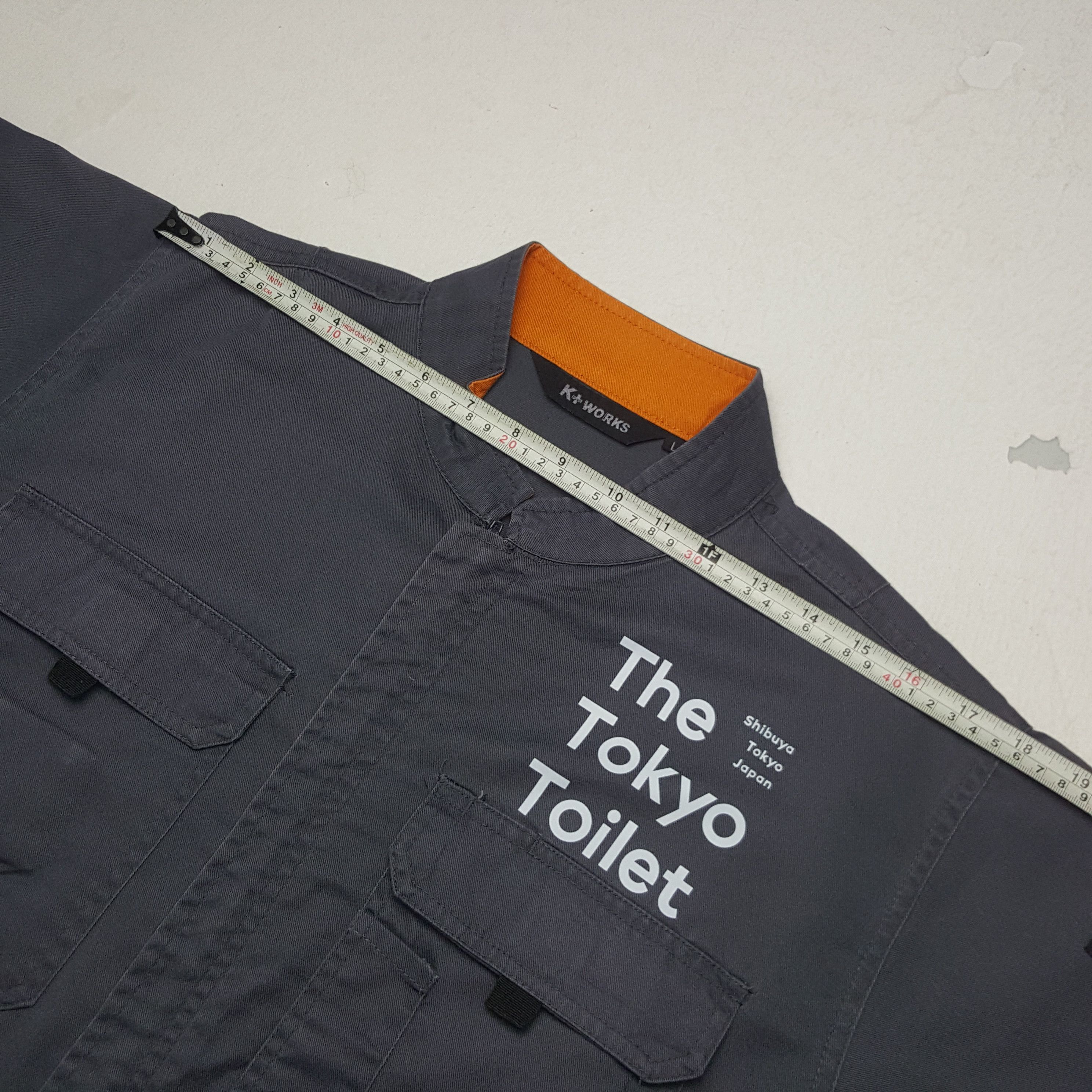 Japanese Brand × Vintage Vintage The Tokyo Toilet Japanese Brand Coverall Jacket Size US M / EU 48-50 / 2 - 12 Thumbnail