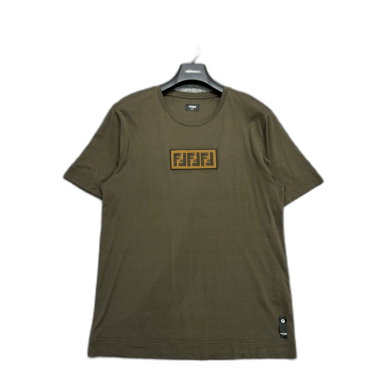 Fendi Fendi Embroidered Logo Short Sleeve T-Shirt-yf Size US S / EU 44-46 / 1 - 1 Thumbnail