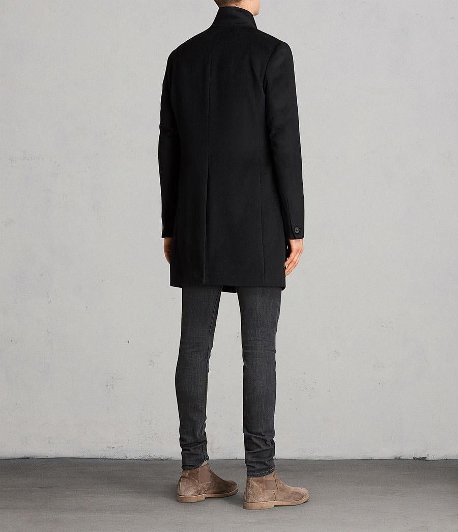 Allsaints Allsaints Bodell Wool Coat (36, Black) Size US S / EU 44-46 / 1 - 2 Thumbnail