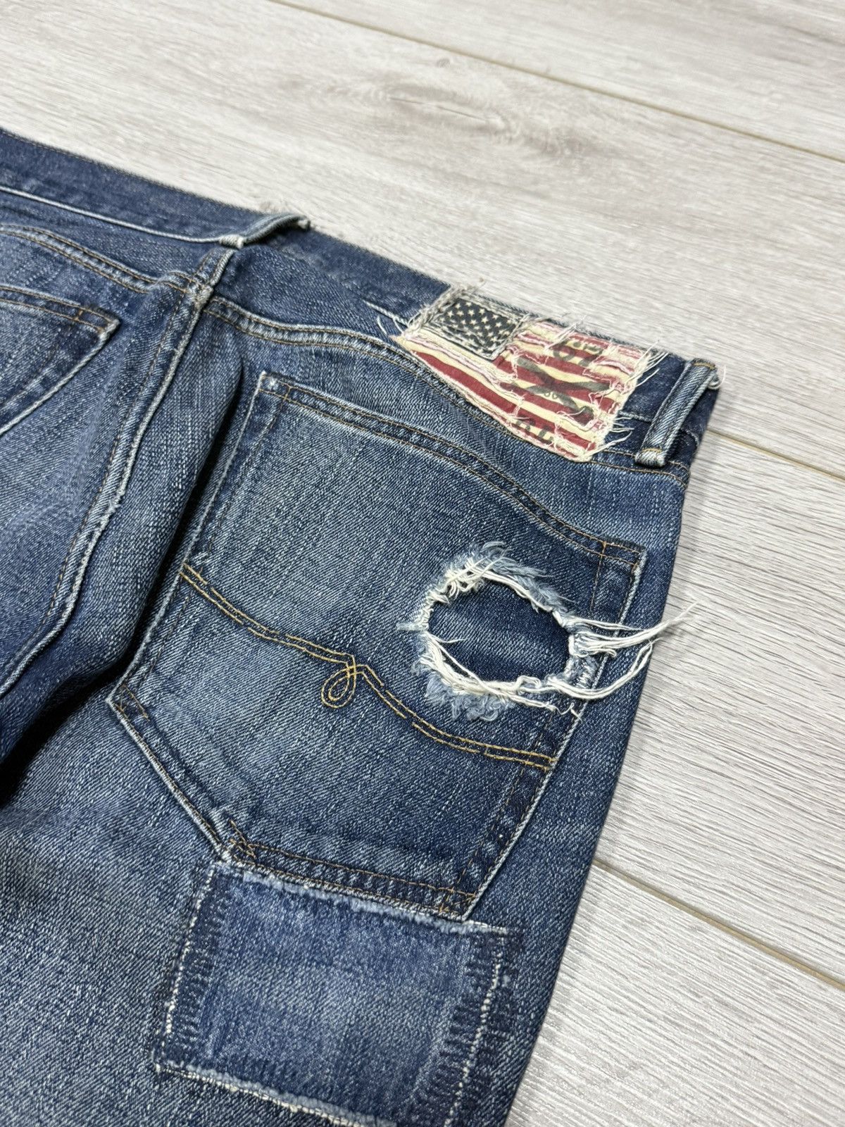 Polo Ralph Lauren Ralph Lauren Denim & Supply USA 🇺🇸 flag vintage jeans Size US 34 / EU 50 - 4 Thumbnail