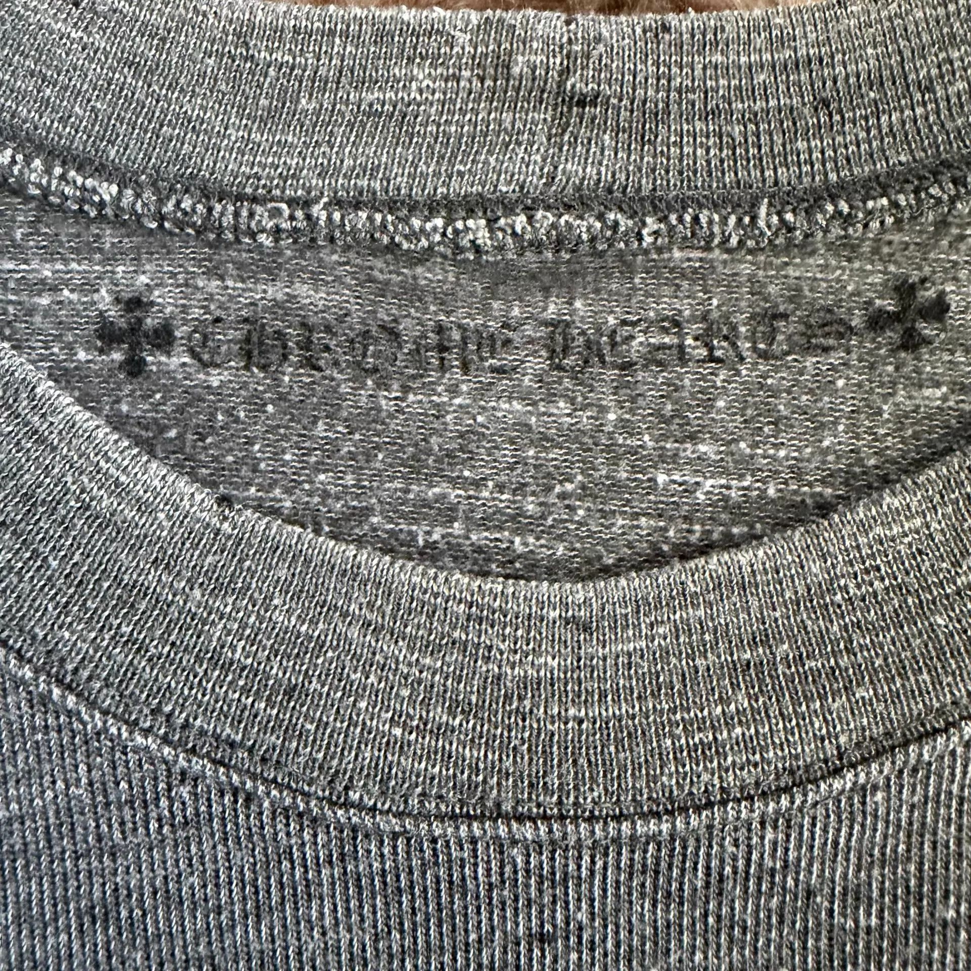 Chrome Hearts Chrome Hearts Gray Sanskrit Oversized Cross Crew M Size US M / EU 48-50 / 2 - 2 Thumbnail