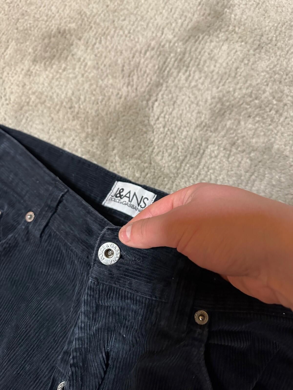 Dolce & Gabbana 90's Vintage Dolce & Gabbana Velvet Corduroy Pants Sz 34/48 Size US 34 / EU 50 - 9 Thumbnail