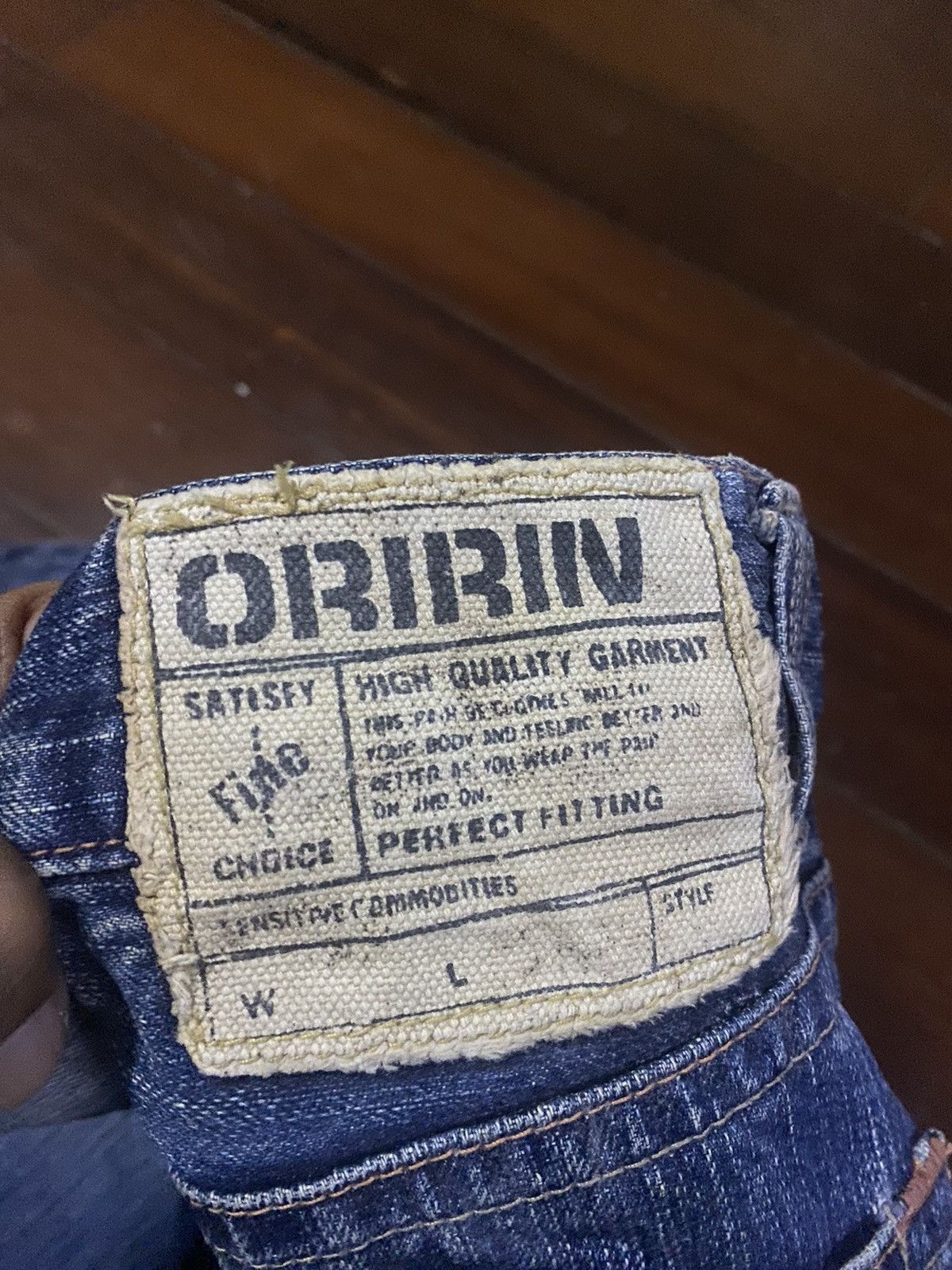 If Six Was Nine Flare Vintage inspired OR JEANS lighting design Size US 34 / EU 50 - 15 Thumbnail