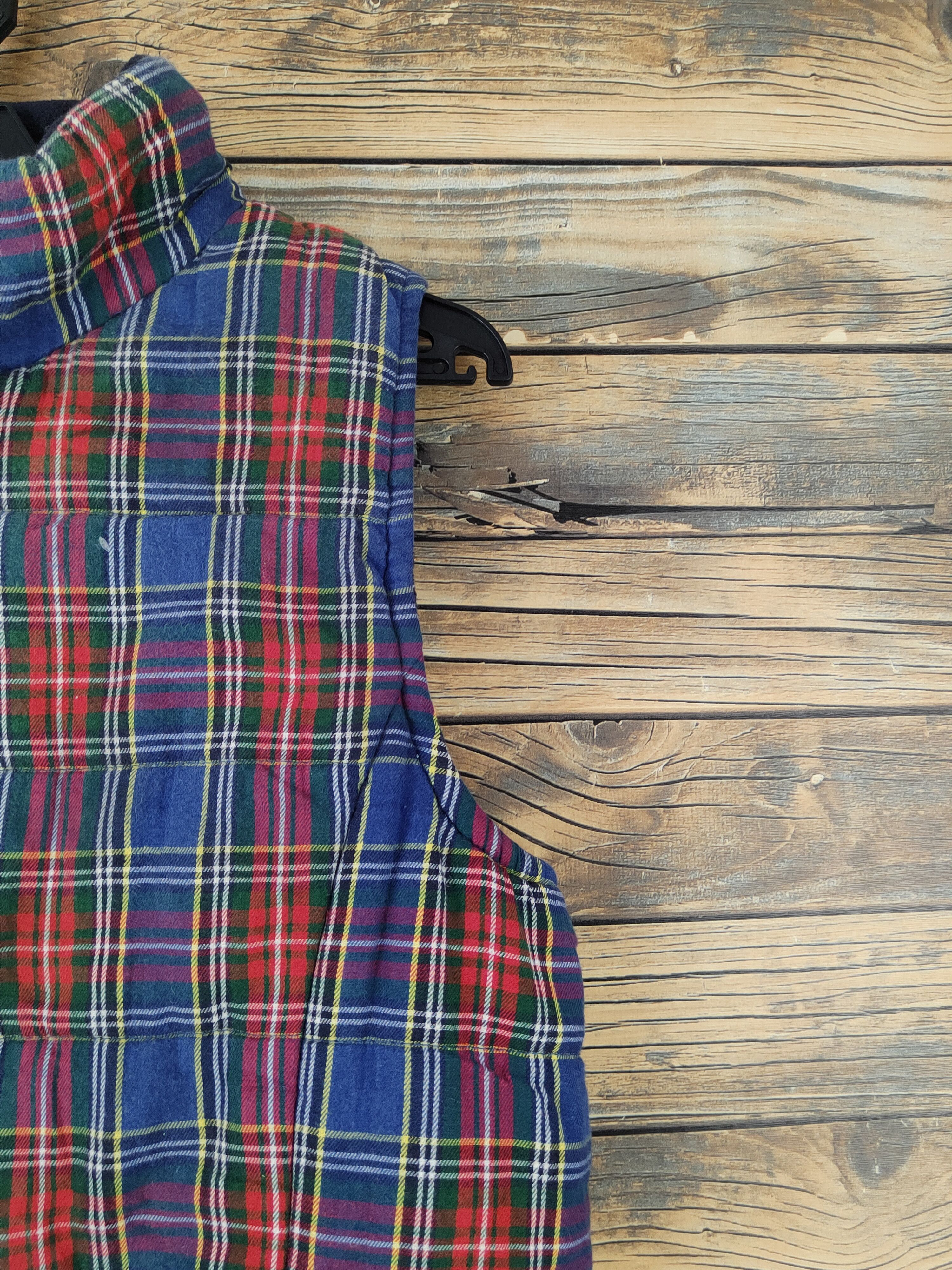 Junko Shimada Junko Shimada Blue Red checkered Vests #W1121 Size US M / EU 48-50 / 2 - 6 Thumbnail