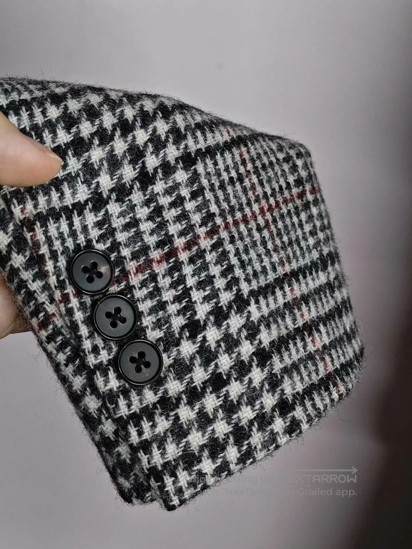 Japanese Brand British Moon Tweed Wool Blazer. Size US S / EU 44-46 / 1 - 4 Thumbnail