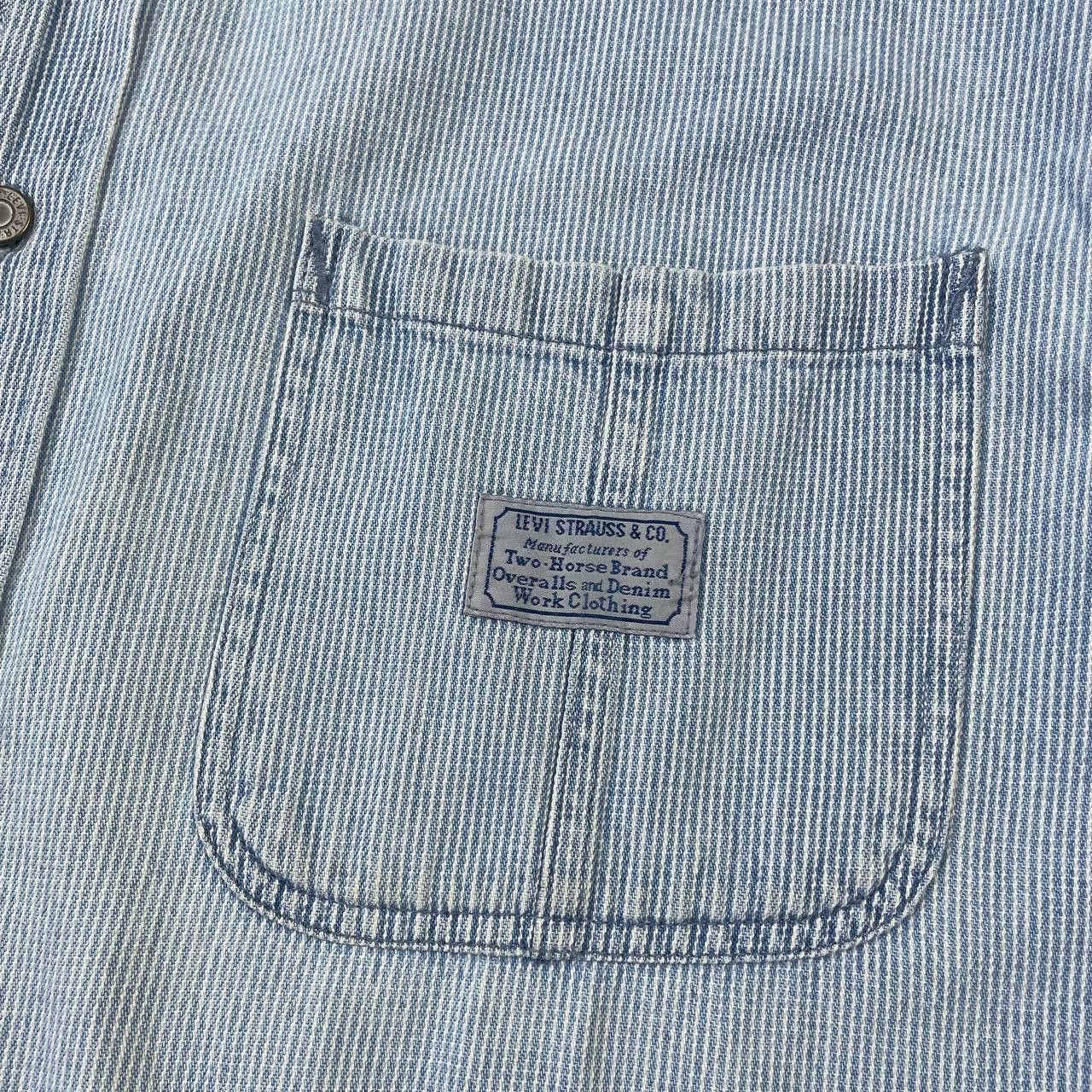 Levi's Vintage Clothing Vintage 90s Levis Rare Western Work Wear Style Shirt Size US L / EU 52-54 / 3 - 11 Thumbnail