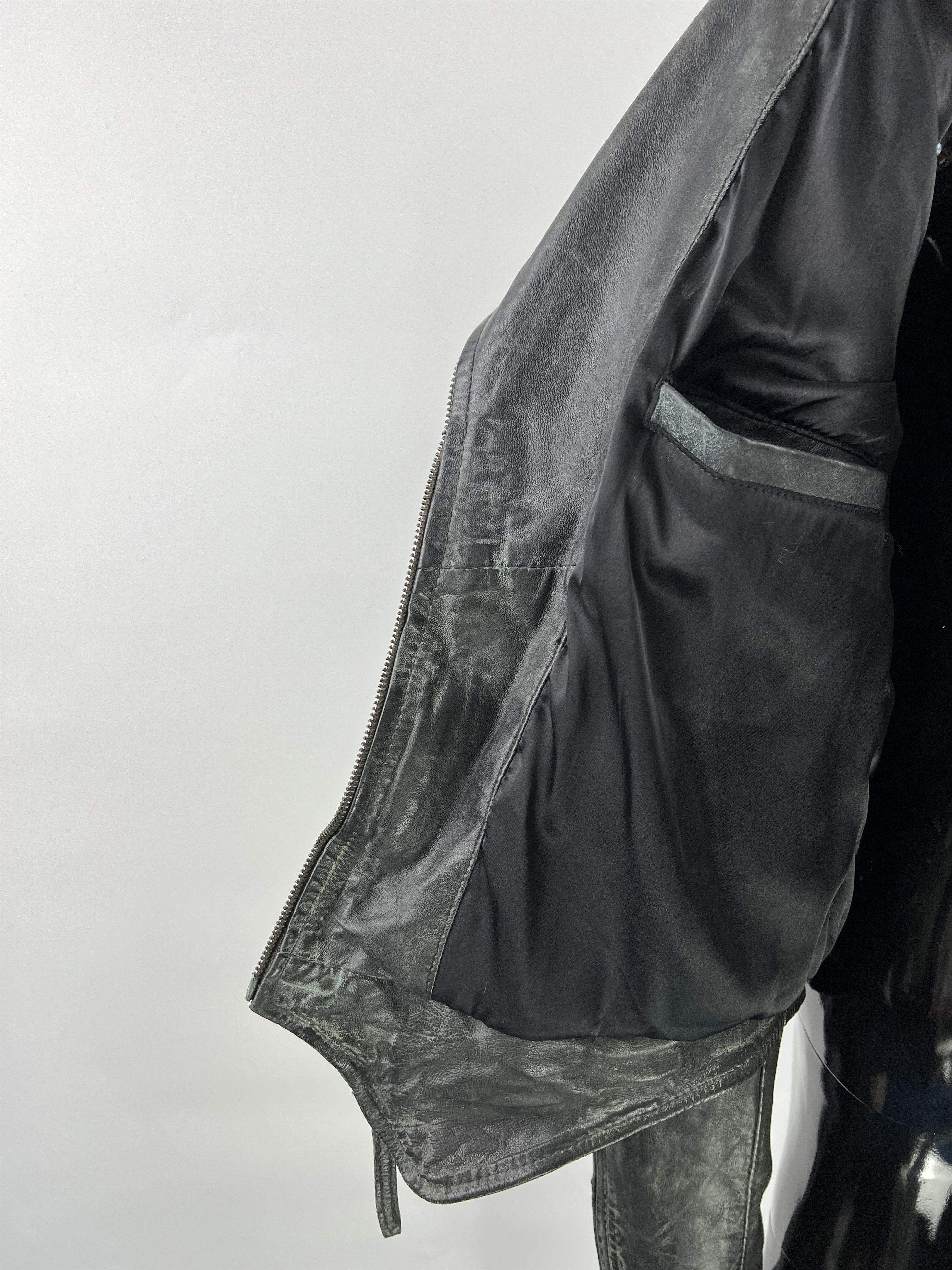 Designer Maze Women's Leather Biker Jacket Size L Size L / US 10 / IT 46 - 14 Thumbnail